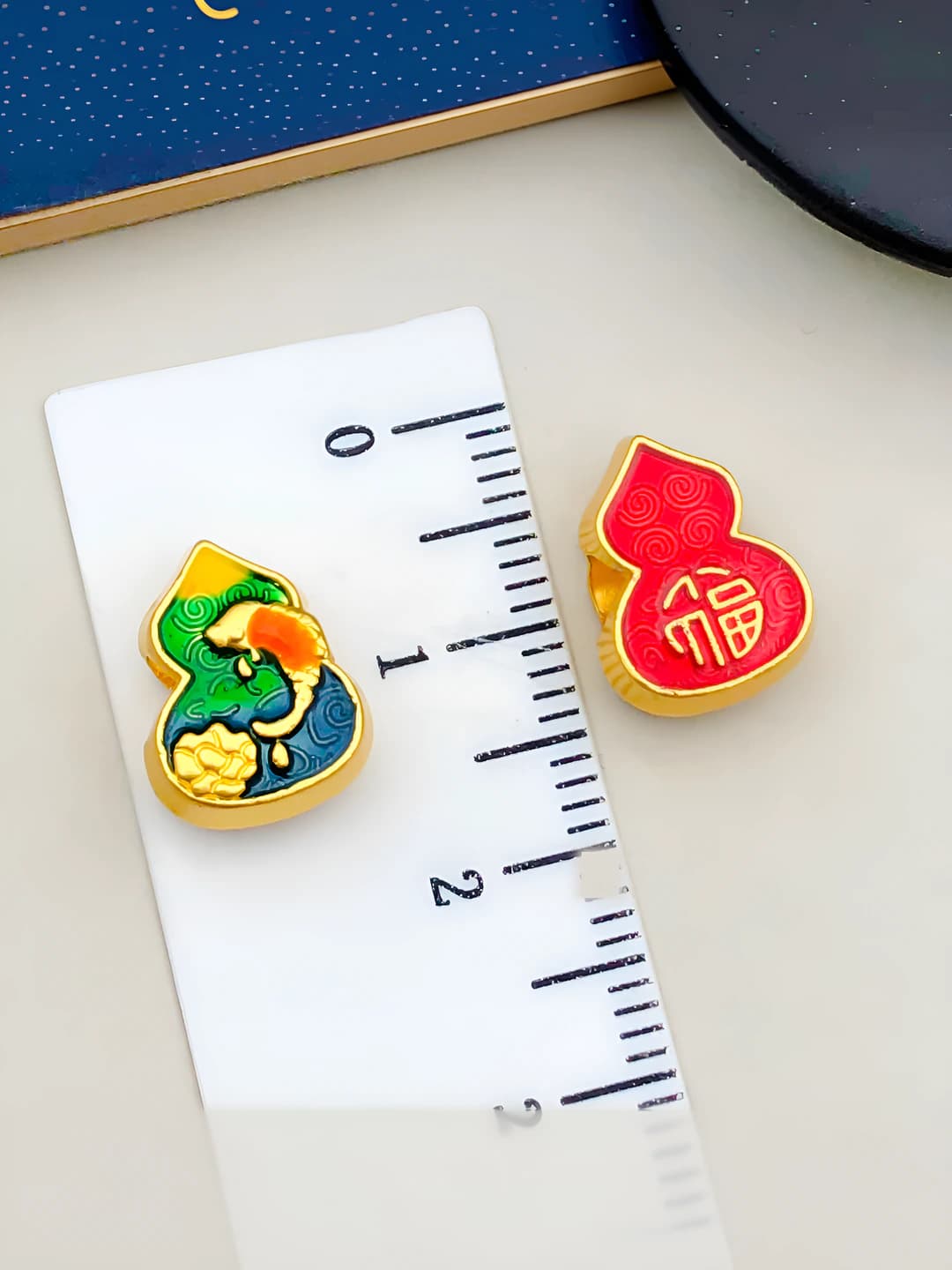 1 шт. Красно-зелёный тыква удачи рыба разделитель 12x10mm-2.15g