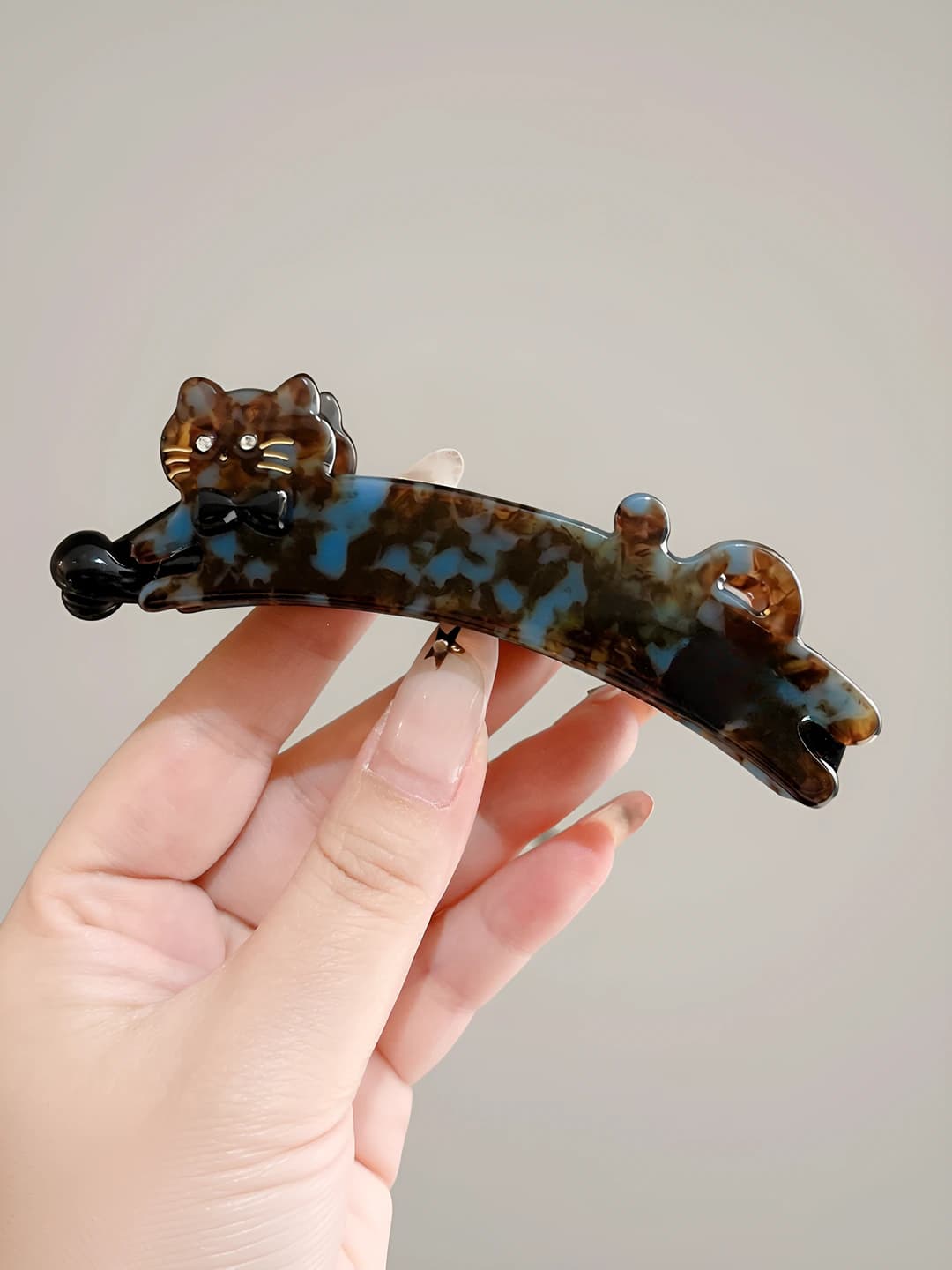 2# Синий кот банановый клипс базовый клипс ок. 11 см ацетат