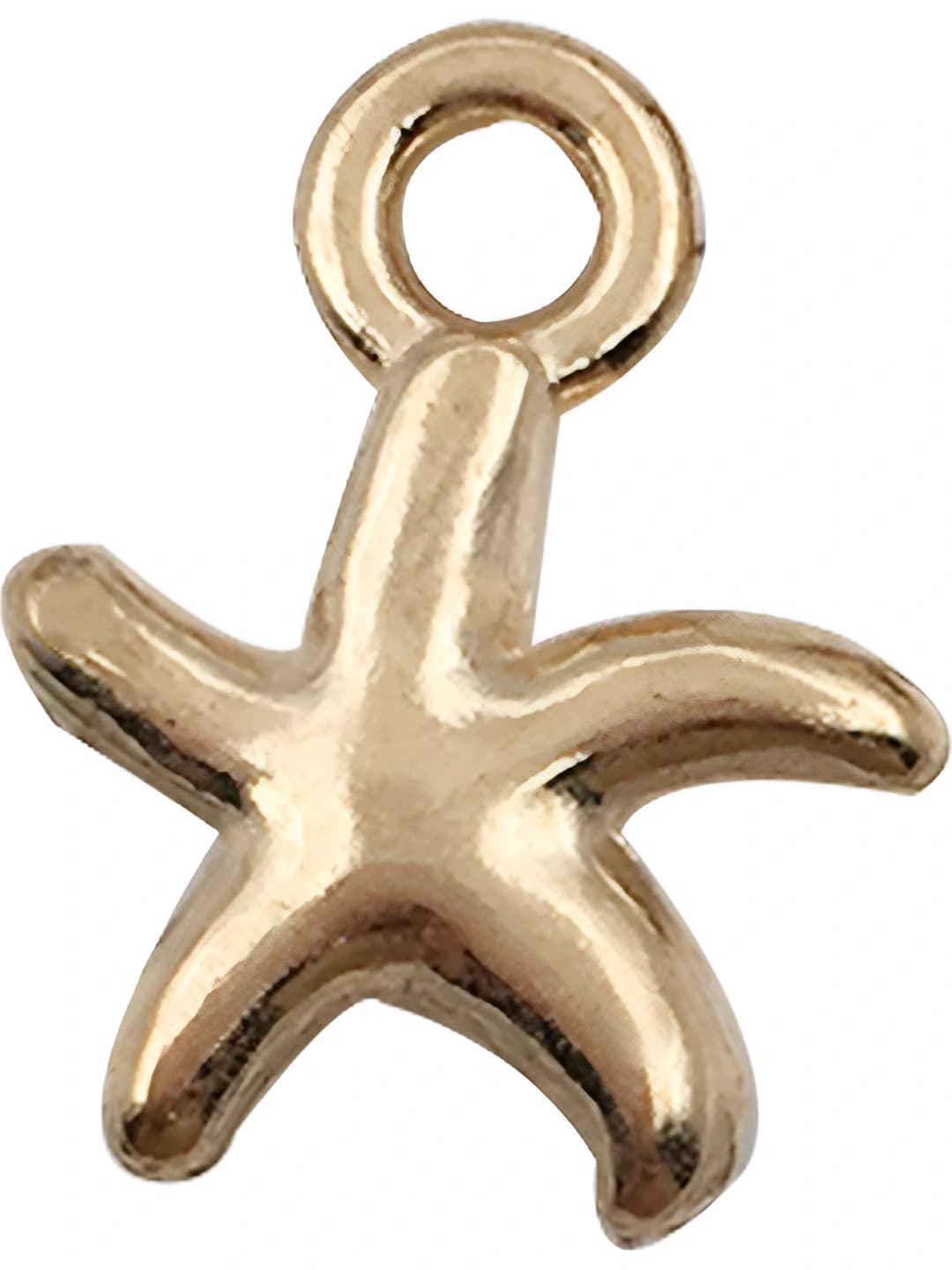 К золото, мал. звезда 10x13mm-0.6g