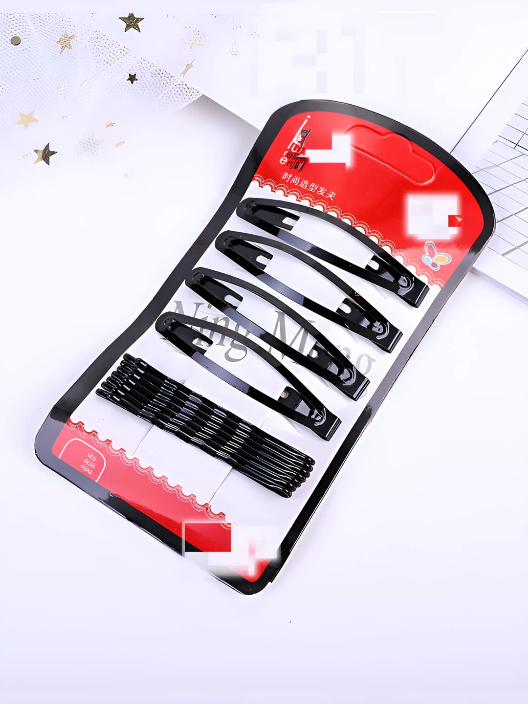 7 pcs 6cm wave, 4 pcs bb clips, 10 panels