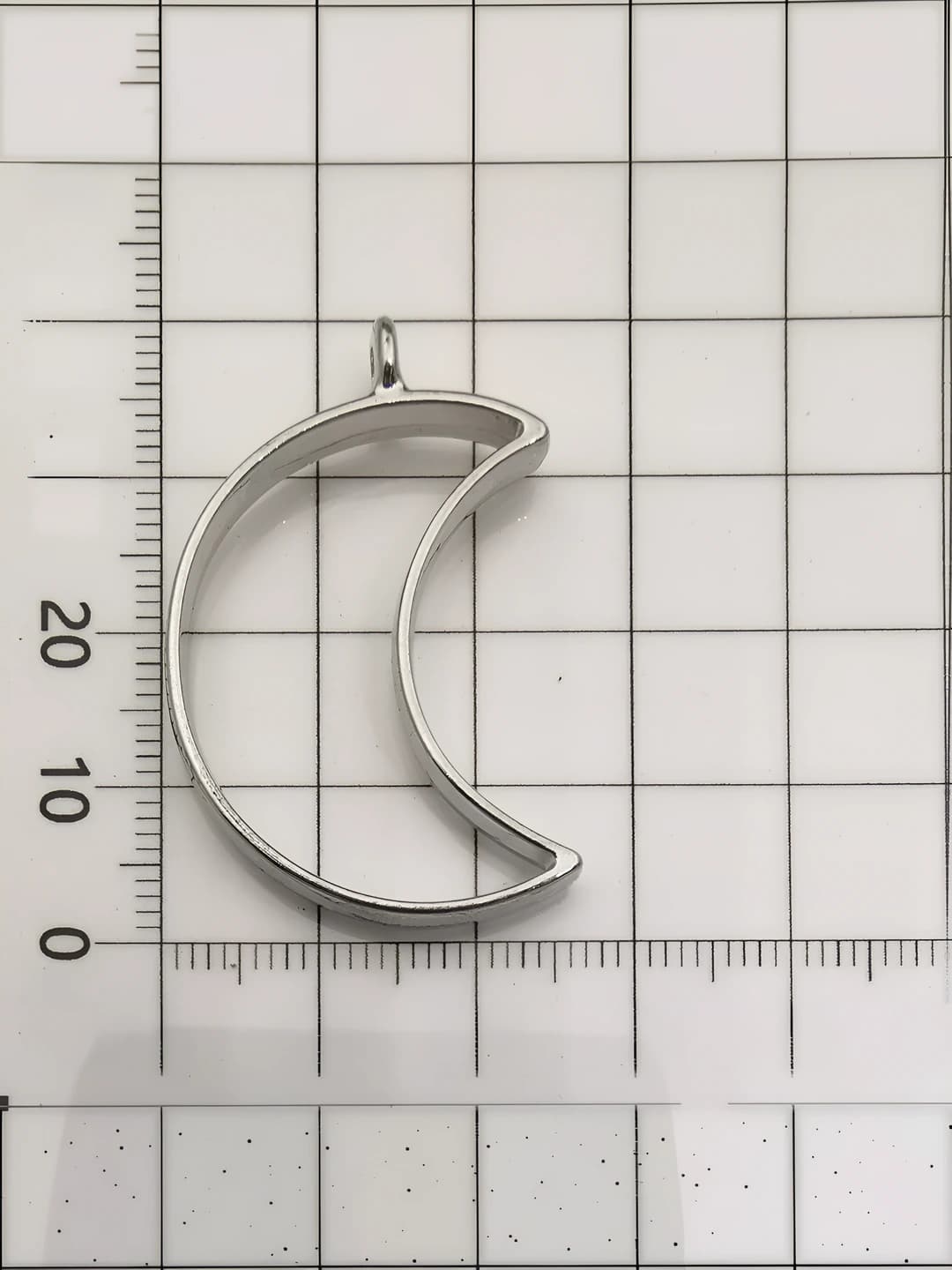 1 шт белое K луна 25x38mm-10479
