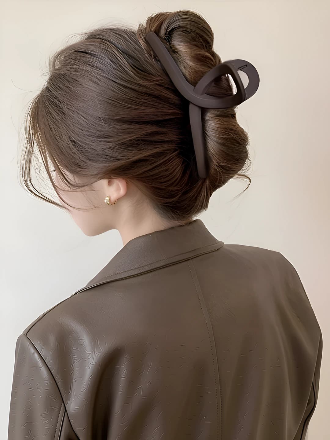 10# Dark coffee Y-shaped clip 11cm