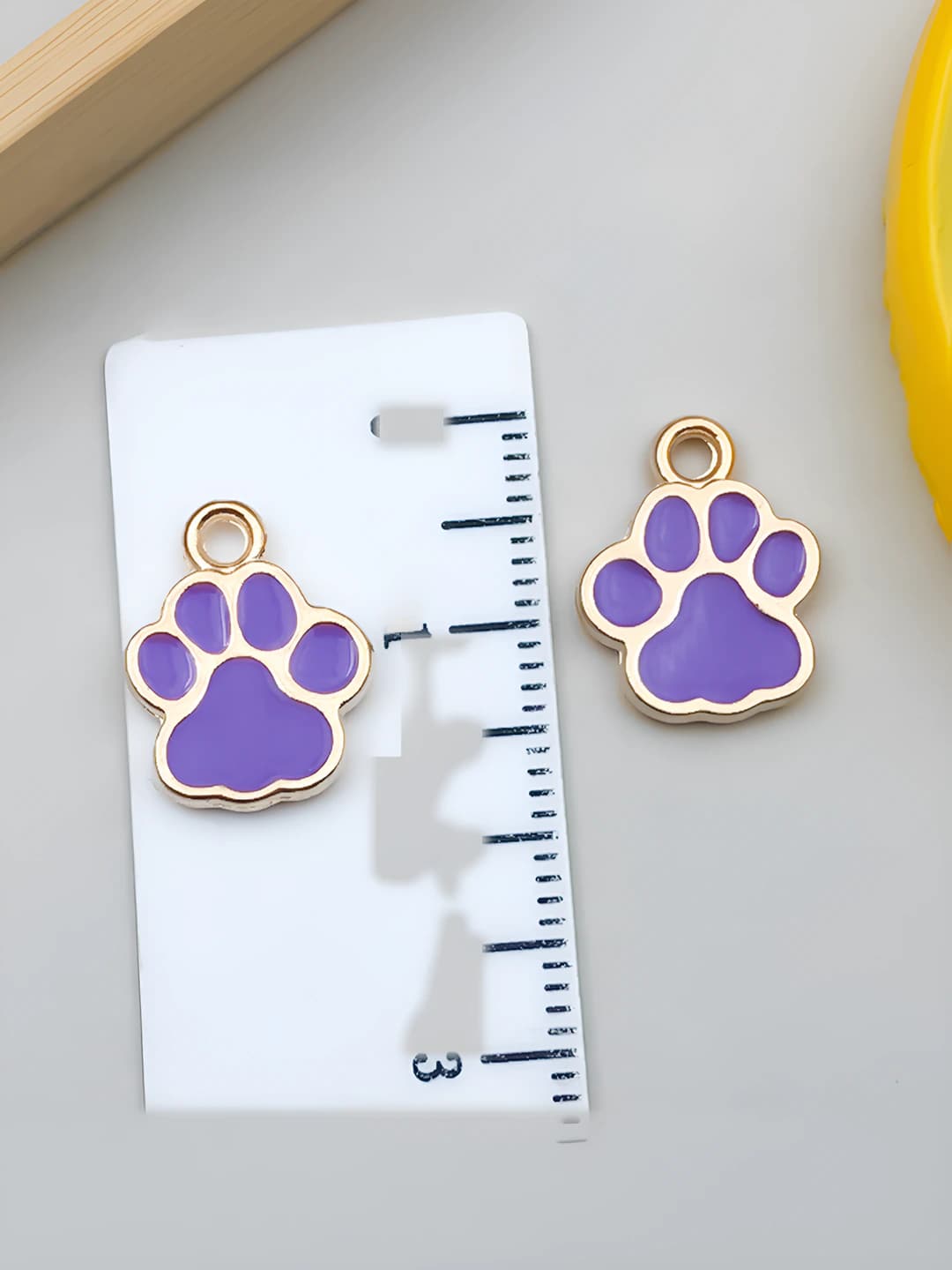 KC золото фиолетовый палец 15x12mm