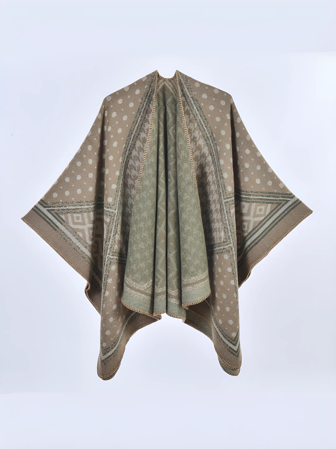 Xaki houndstooth