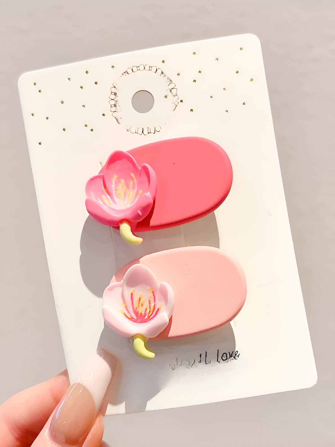 1# Pink lotus 2 pcs