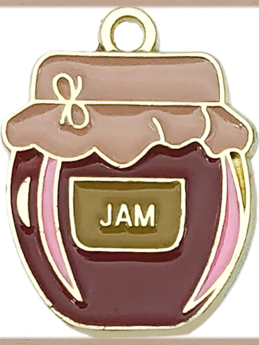 1 pc Pink Thanksgiving jar 21x17mm-1.6g