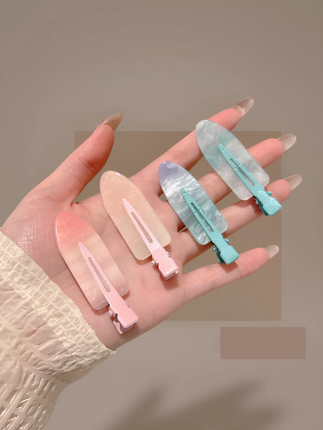 Pink-teal 4 pcs