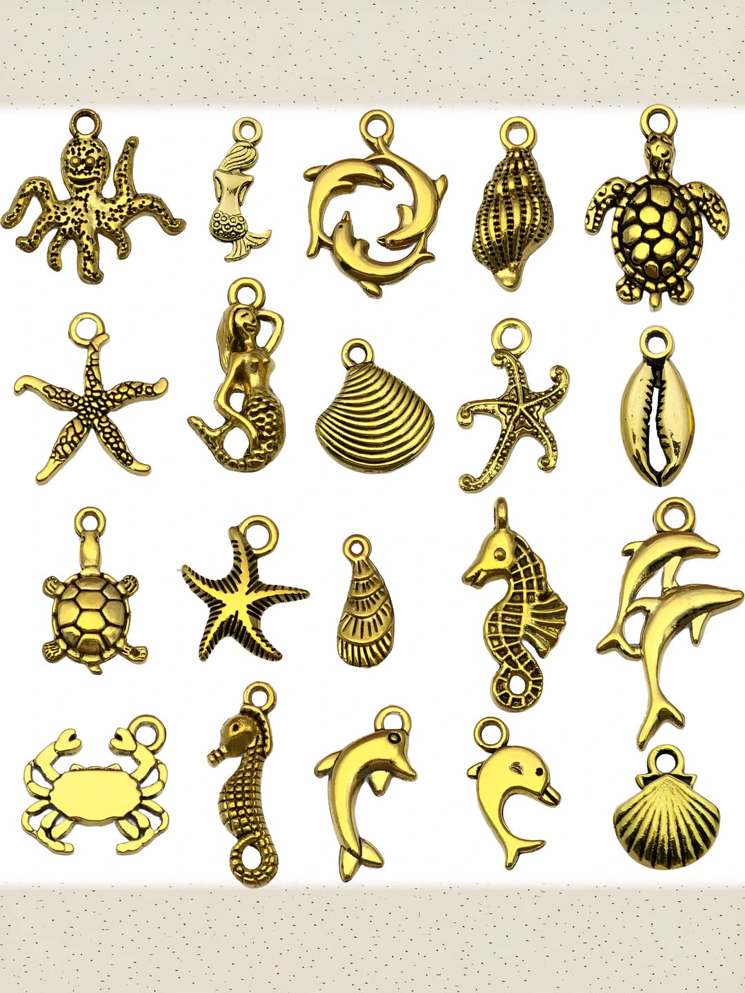 20 pcs Mix antique gold ocean series - 20 var 1 each - 20g-SN882