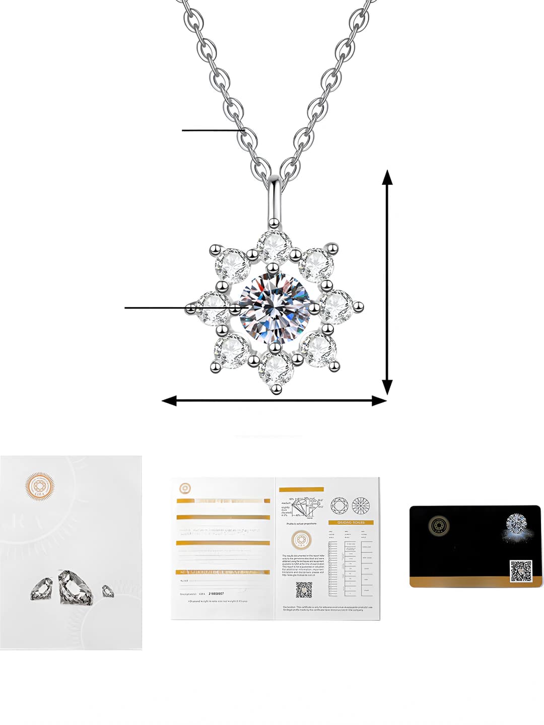 0.5 ct Moissanit