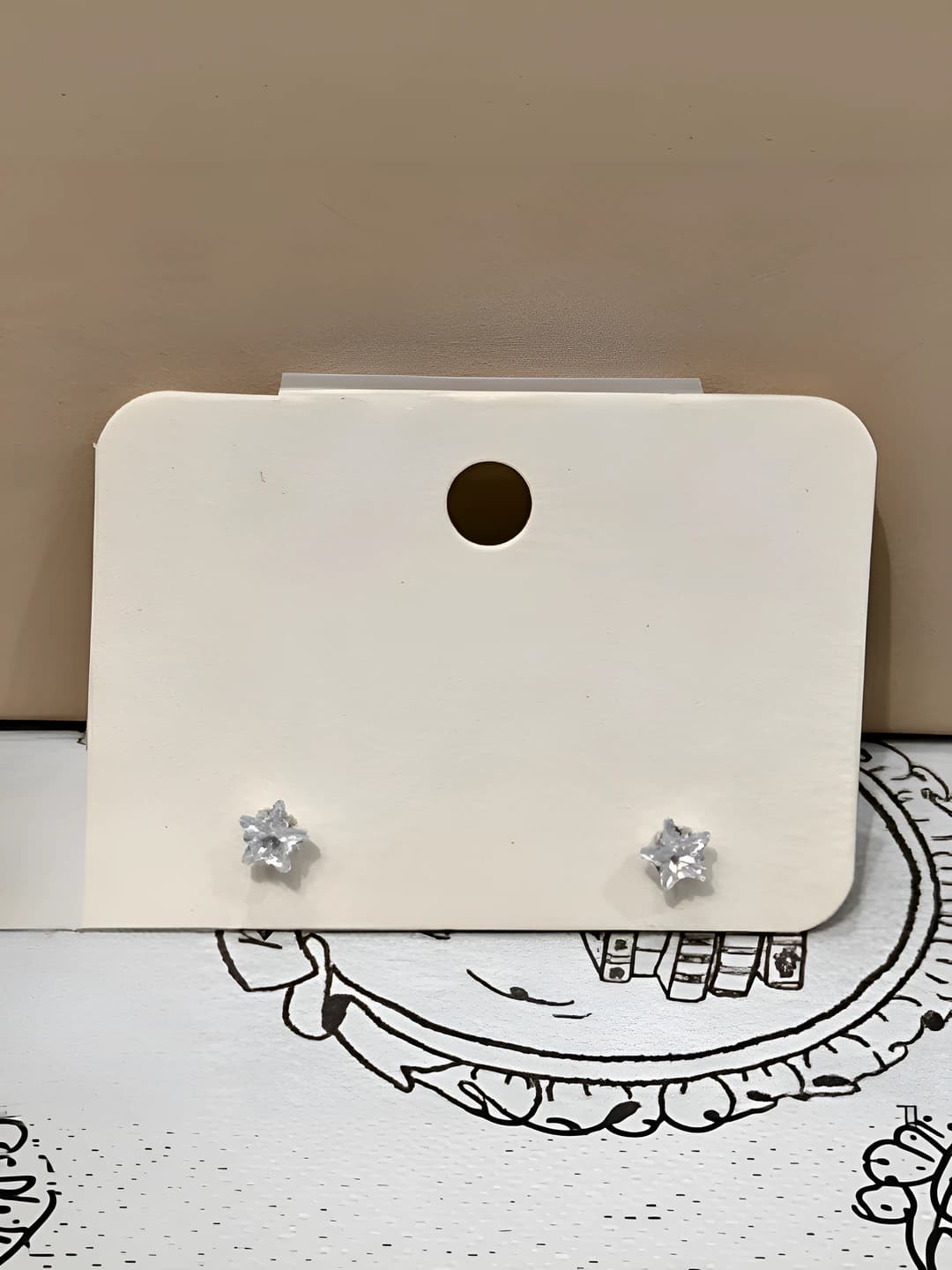 2# 5mm yulduz quloqchalar juft