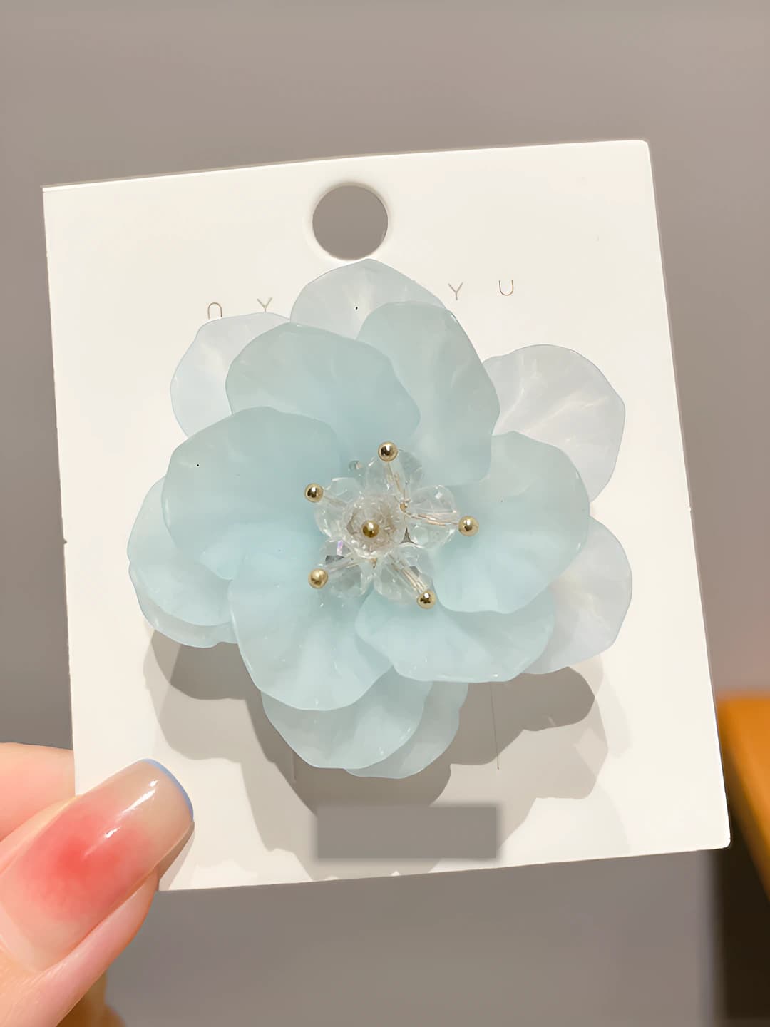 6# синий камелия (ок. 5cm)