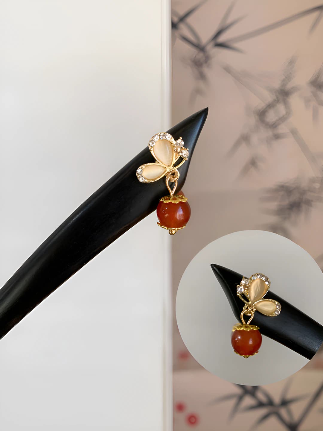 Double-sided joy 18cm [Black ebony]