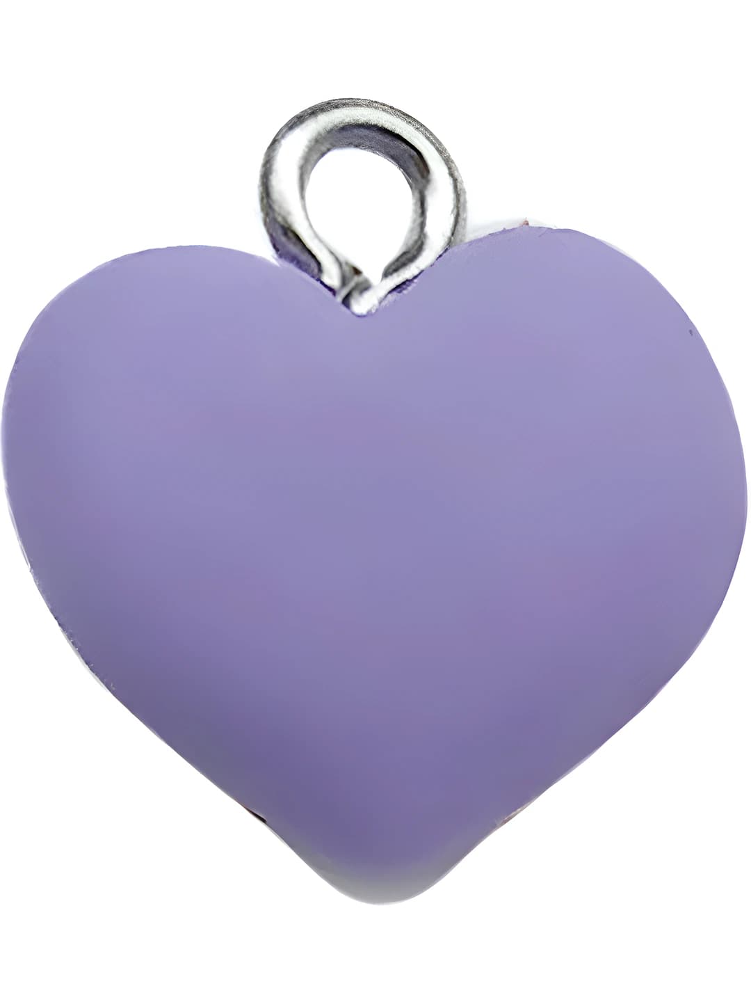 1 pc purple heart 13x14mm