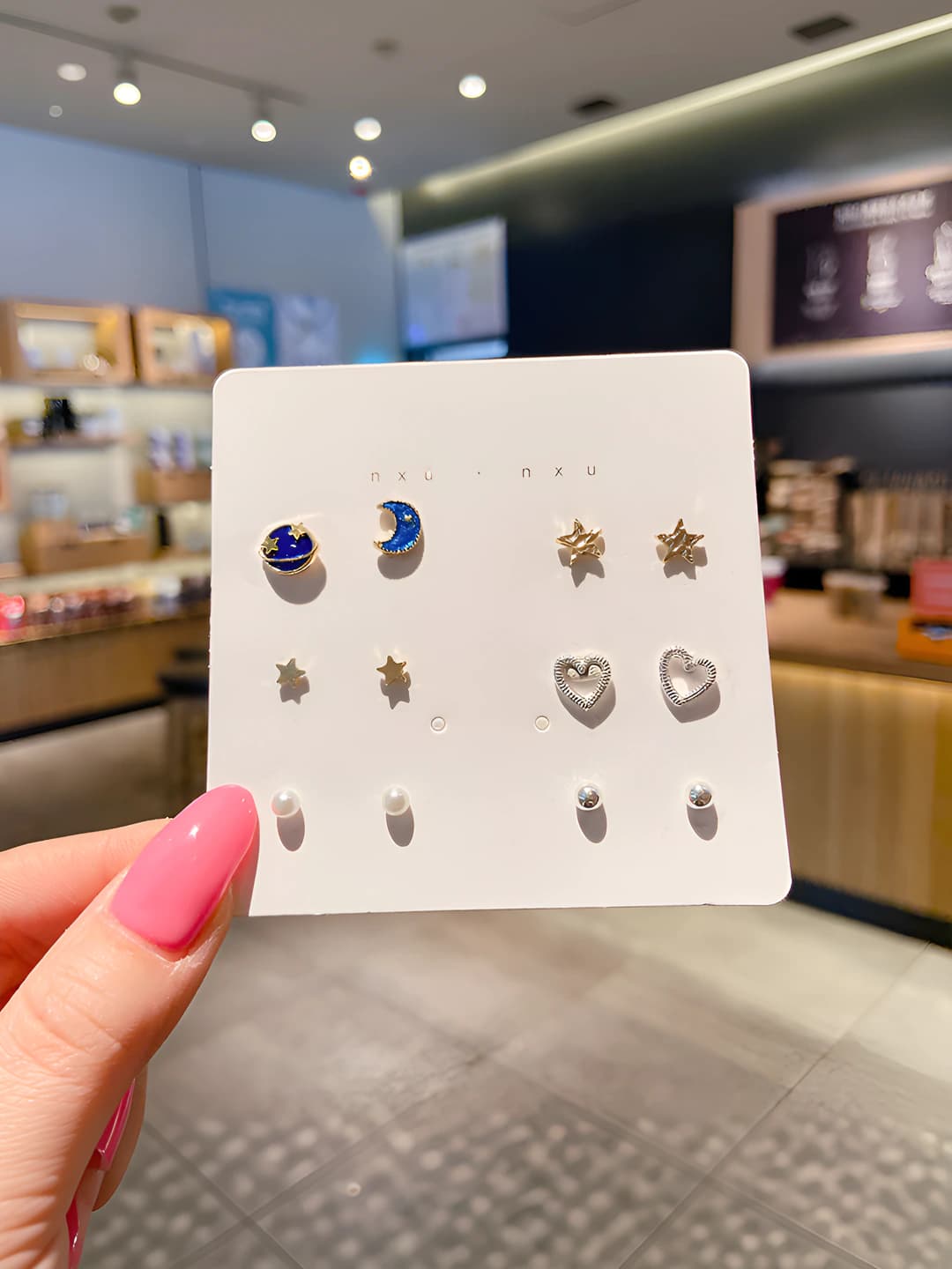 36# Cosmic heart 6 pcs