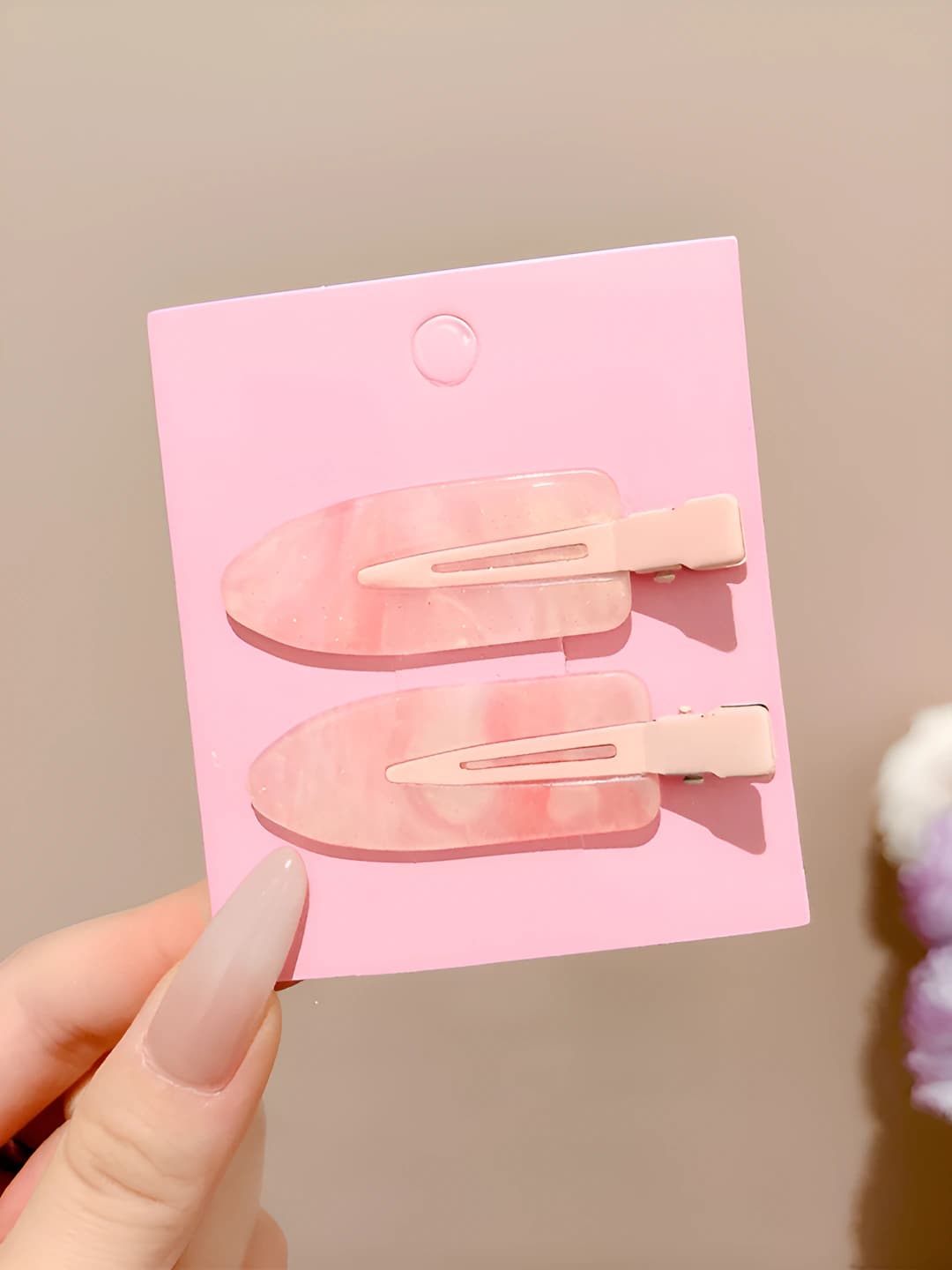 8# Orange-pink 2 pcs - 6.5 cm