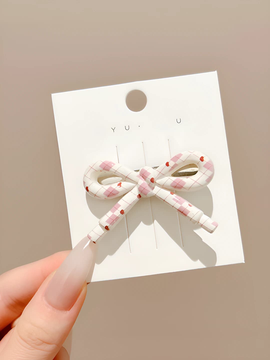 3# Bow, heart, 5 cm