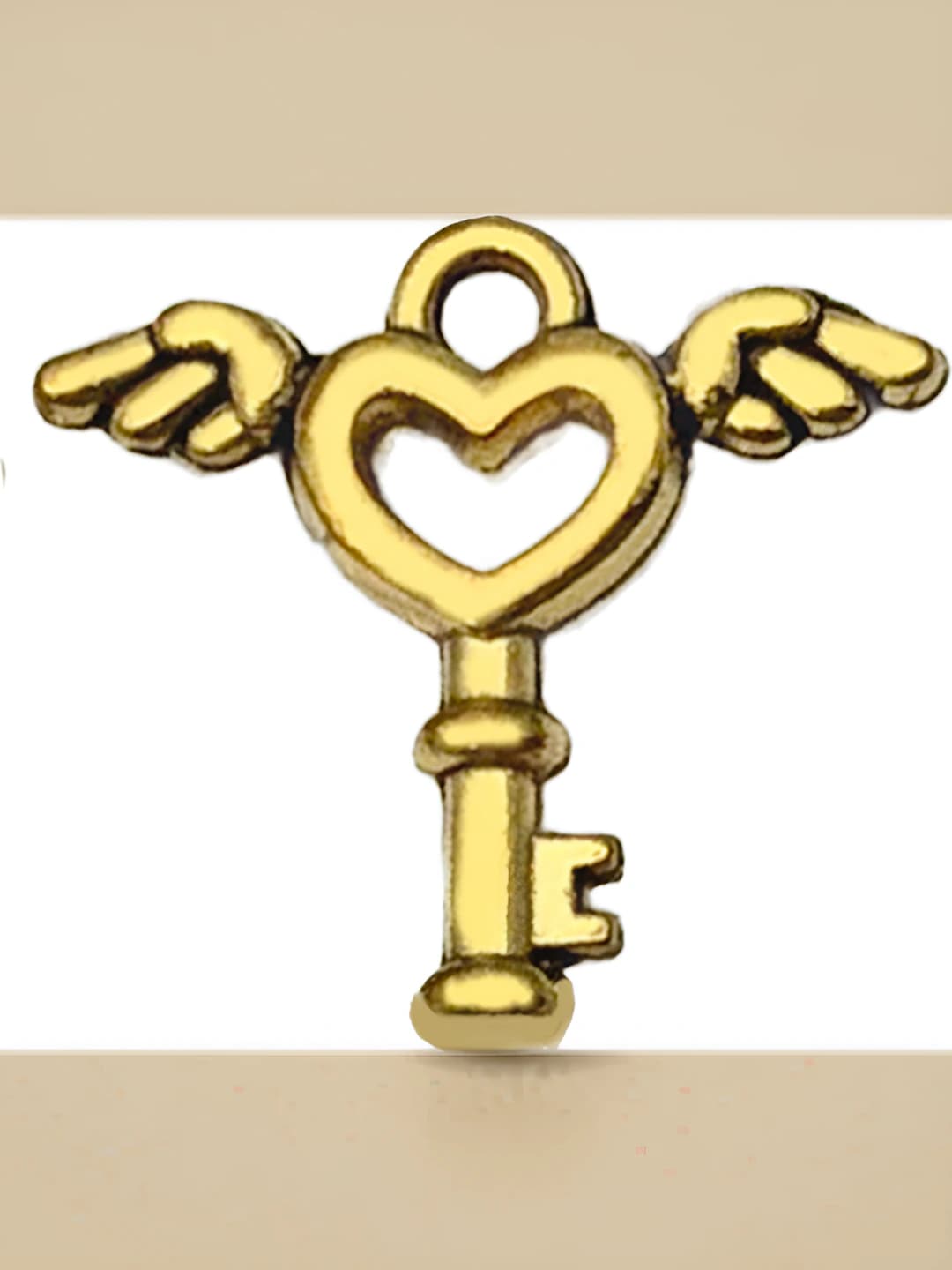 Heart wing key 15x15mm-0.7g-20949