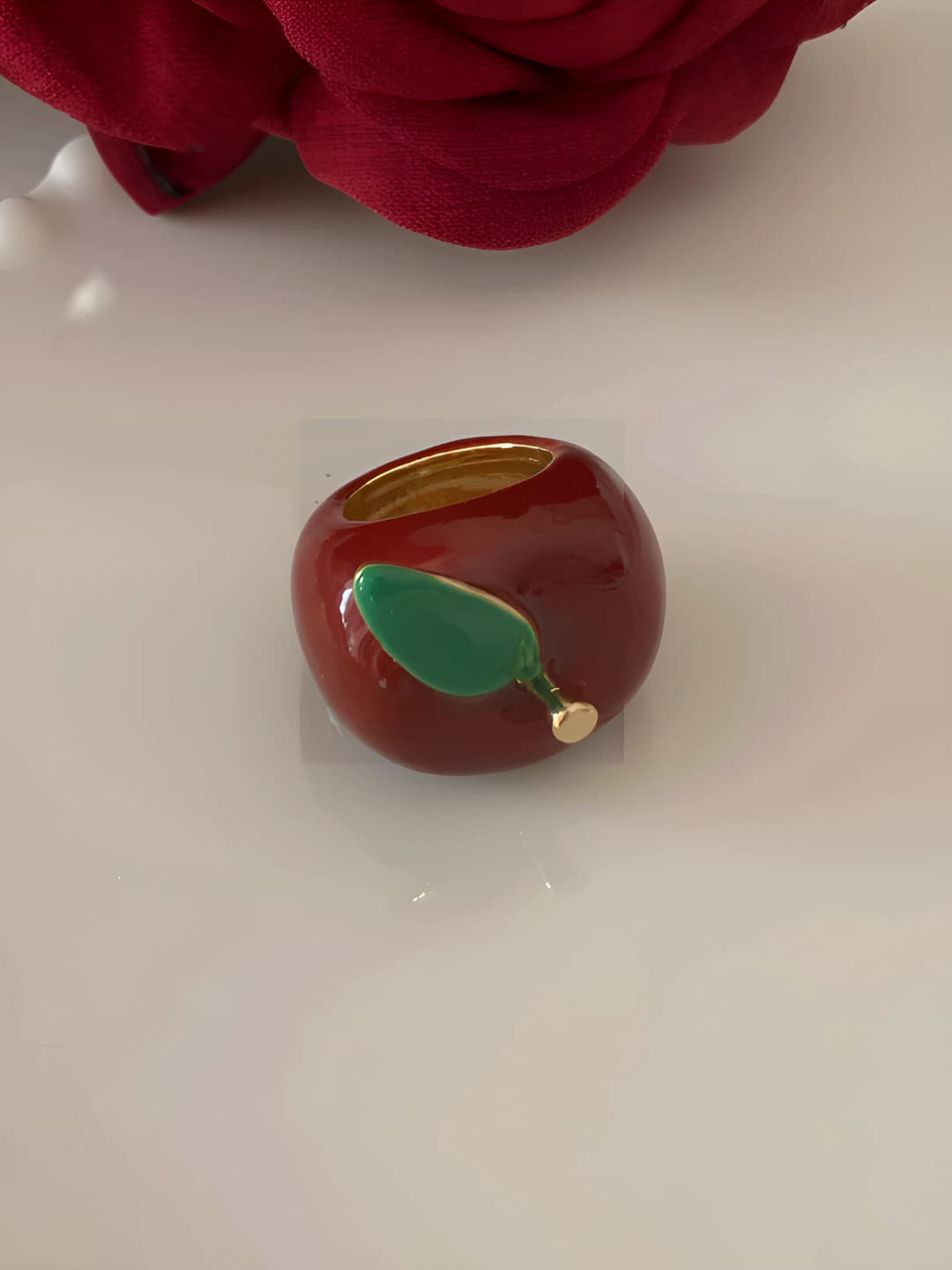 Ring - Gold - Red