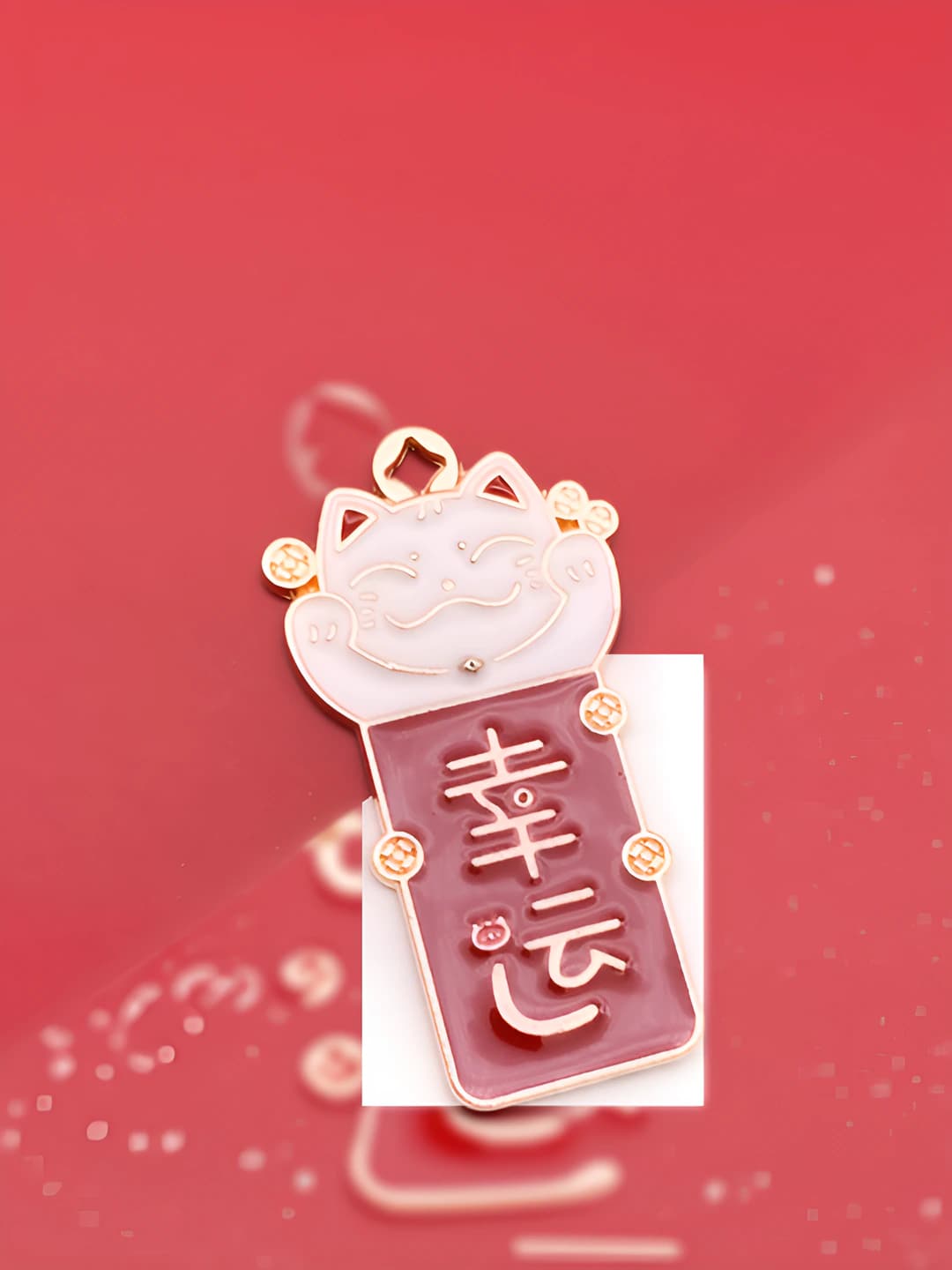 Lucky cat, 16x32mm, 2.7g
