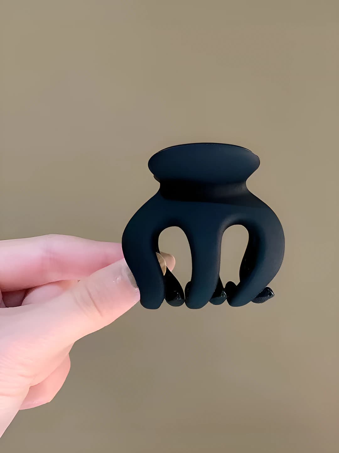 Matte black large 5 cm