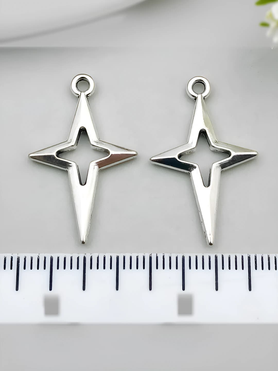 1 шт большой ажурный крест 15x25mm-1.2g-16048