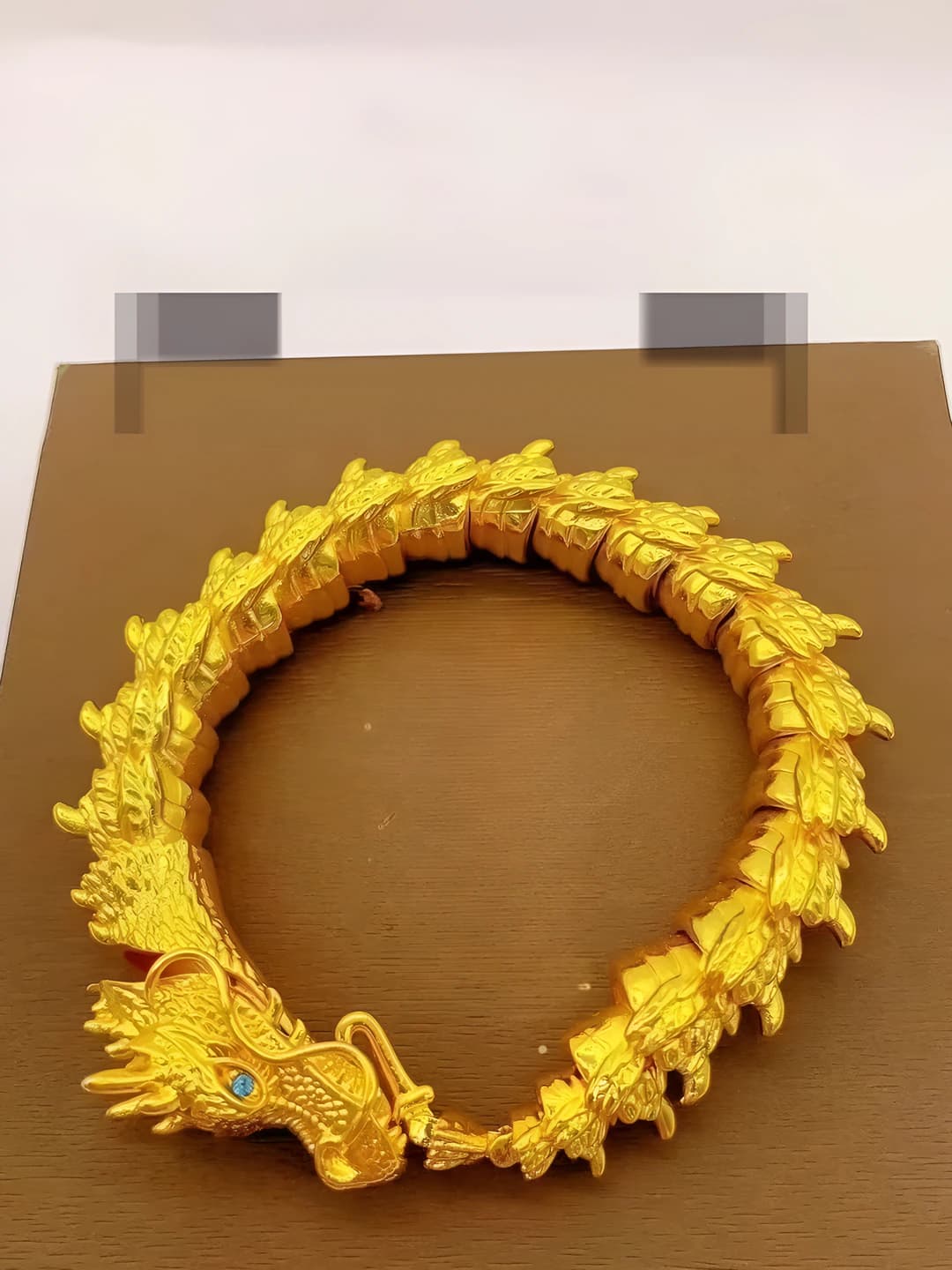 Women's dragon-head bracelet, handmade, retro style, 18-24 cm