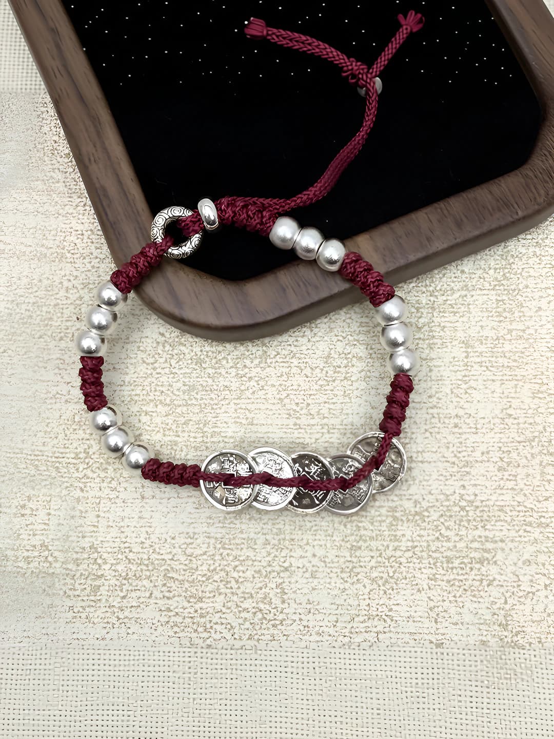 Five Emperors coin bracelet