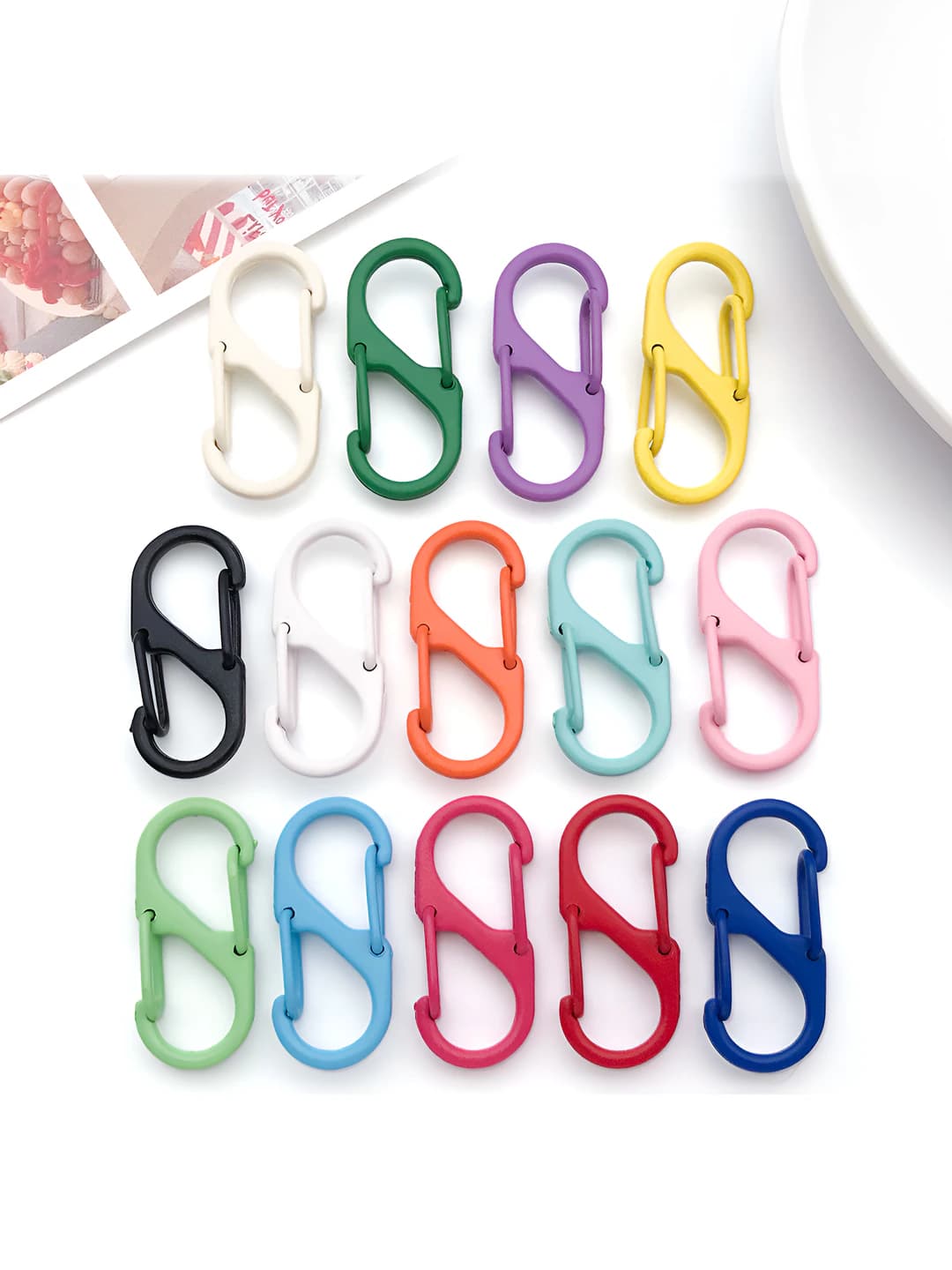 Случайный 1 шт сплав S-кольцо 33x14mm-2.8g-26335