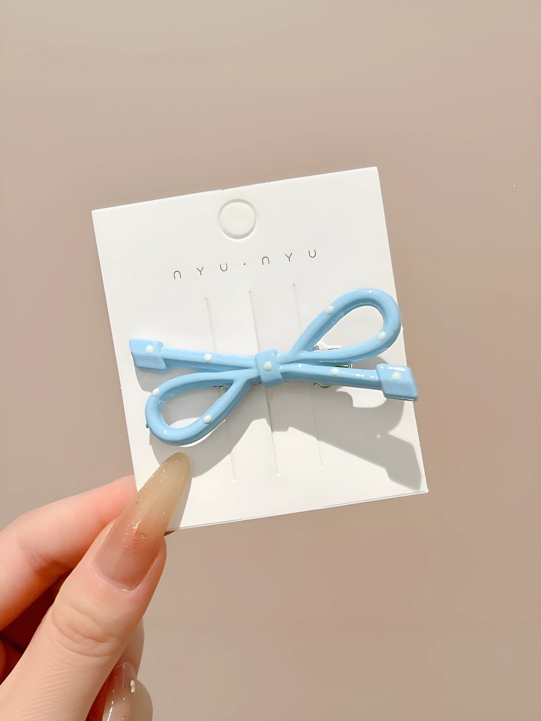 4# Blue bow, ~6 cm