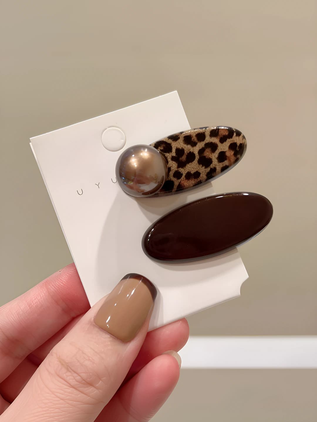 3# Oval clip pair 4cm