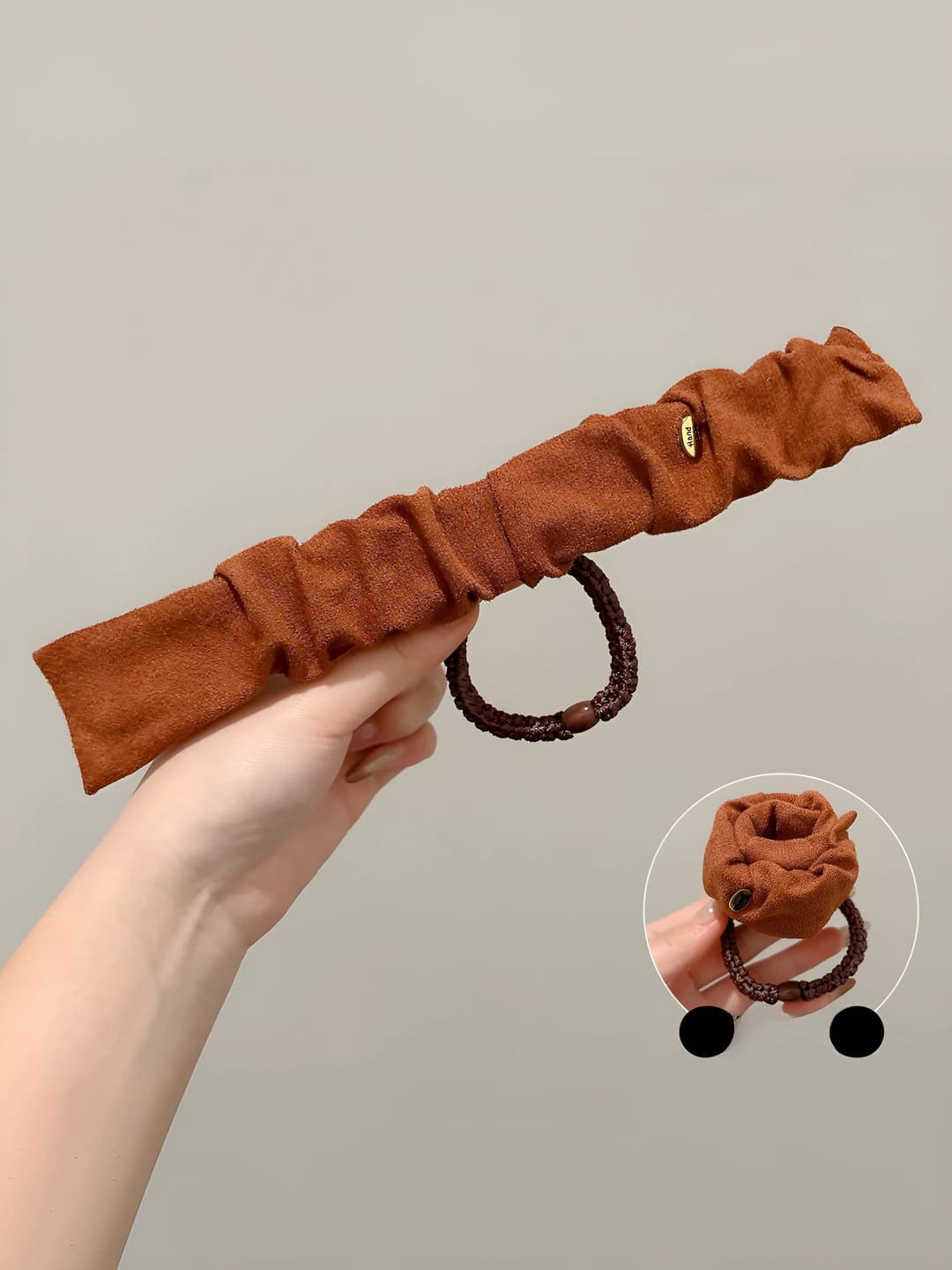 3# Маленький карамельный - длина 21cm, диам. 5cm