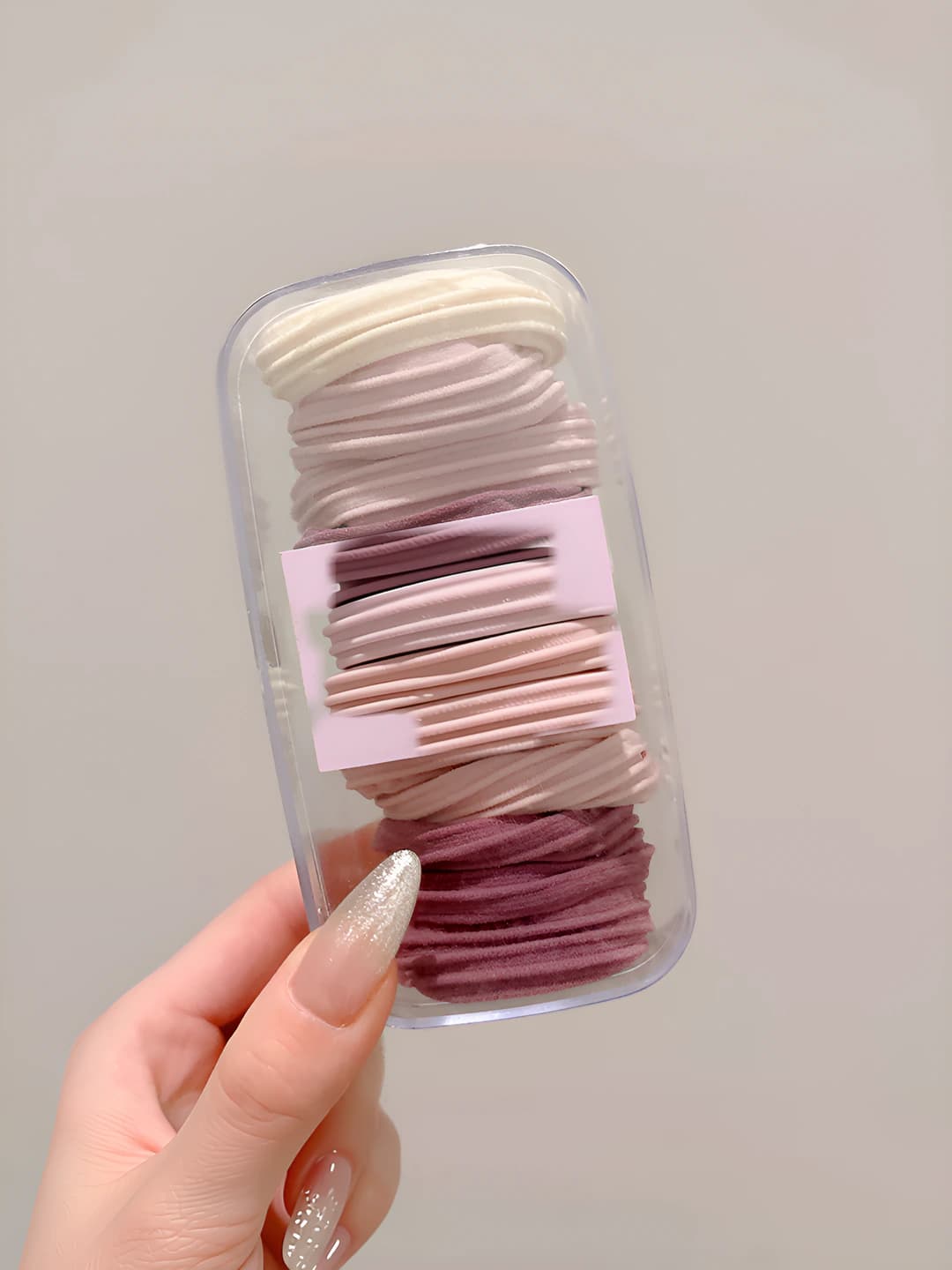 Binafsha - yo'l-yo'l 10 dona, oval quti