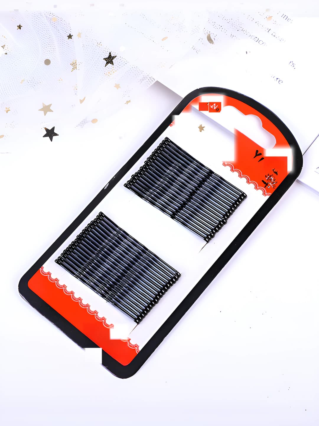 4.5cm wavy clips, 30 pcs, 10 packs