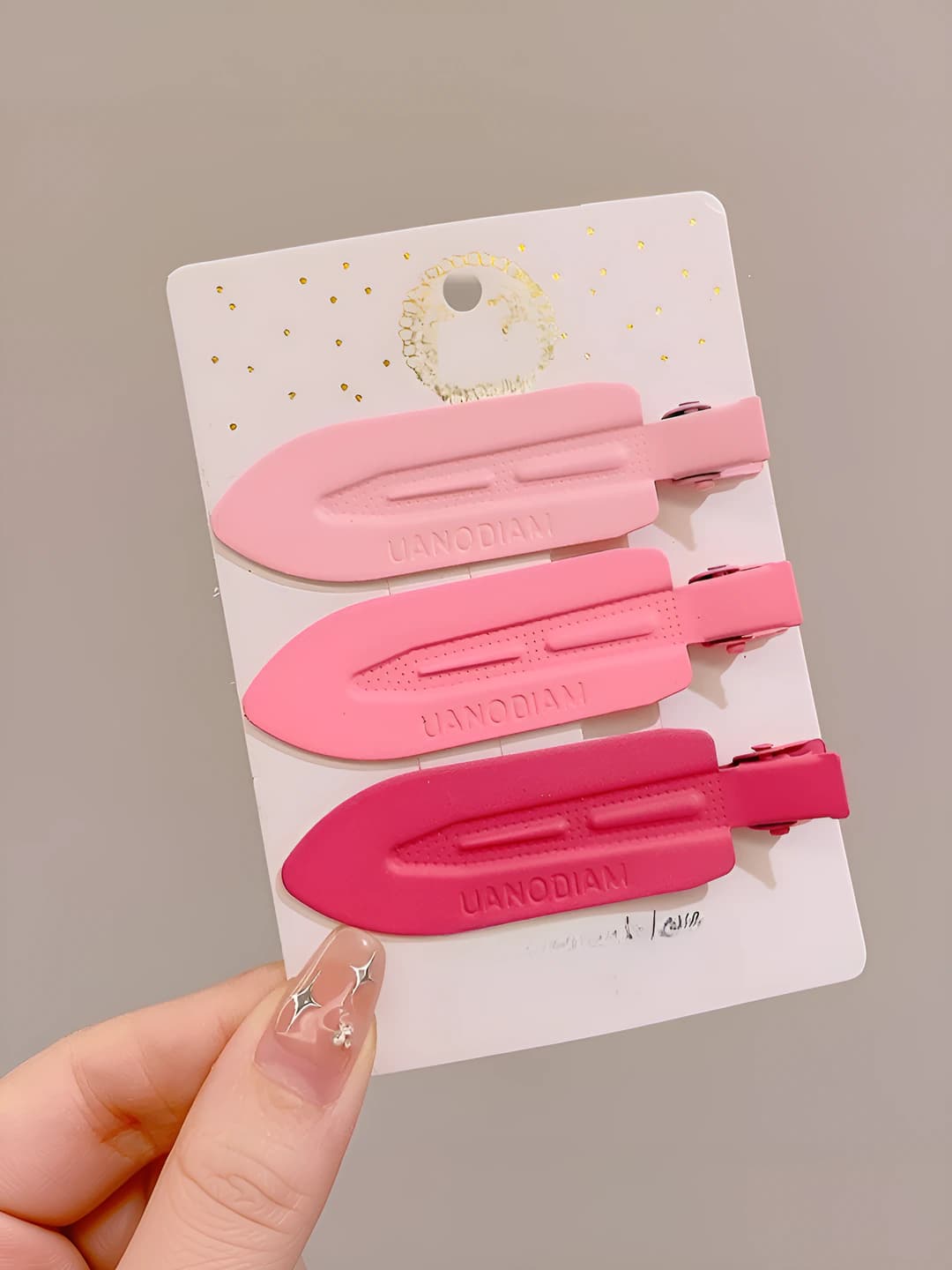 Pink - 3 pcs 7 cm