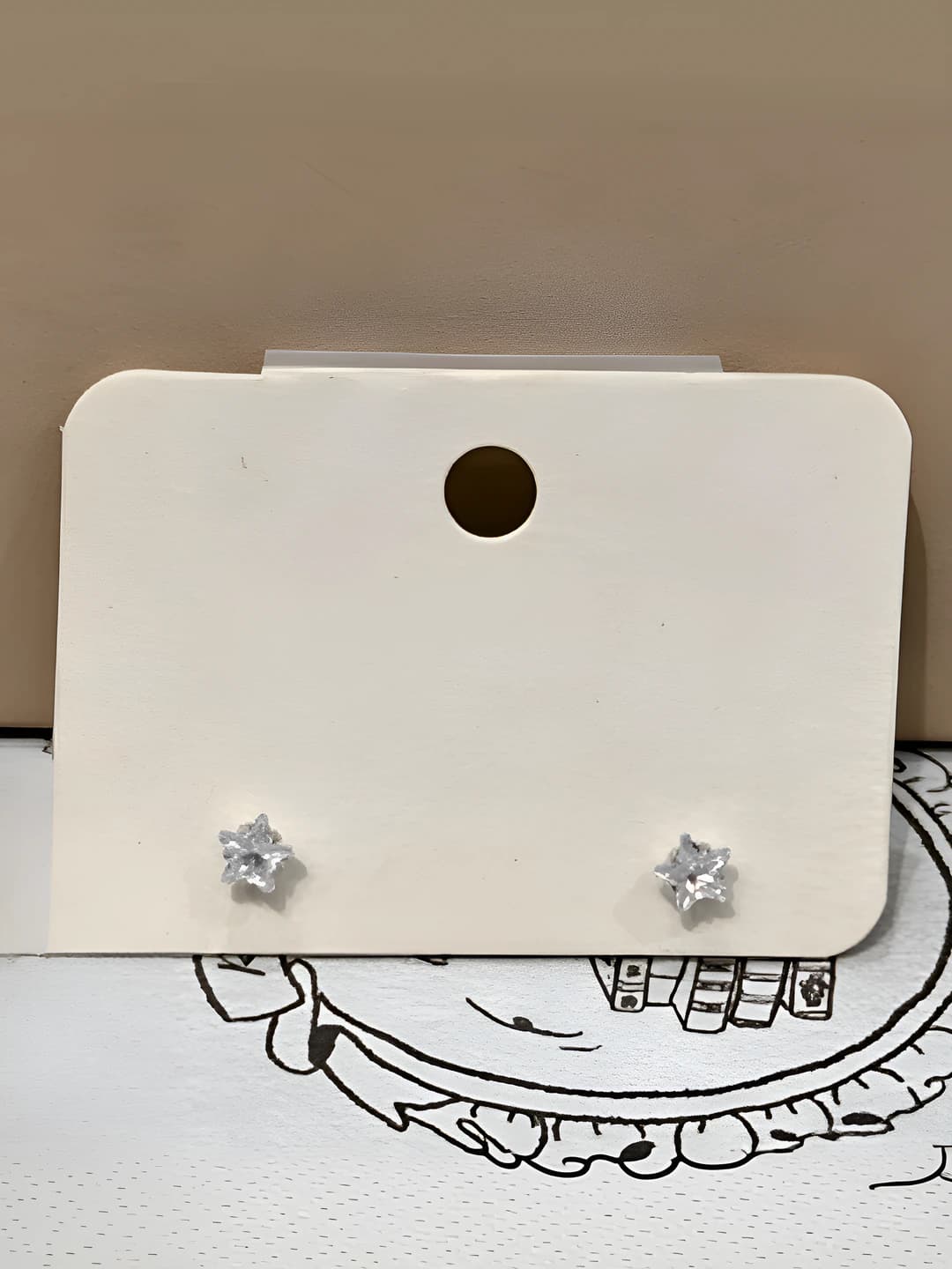 2# 5mm yulduz quloqchalar juft