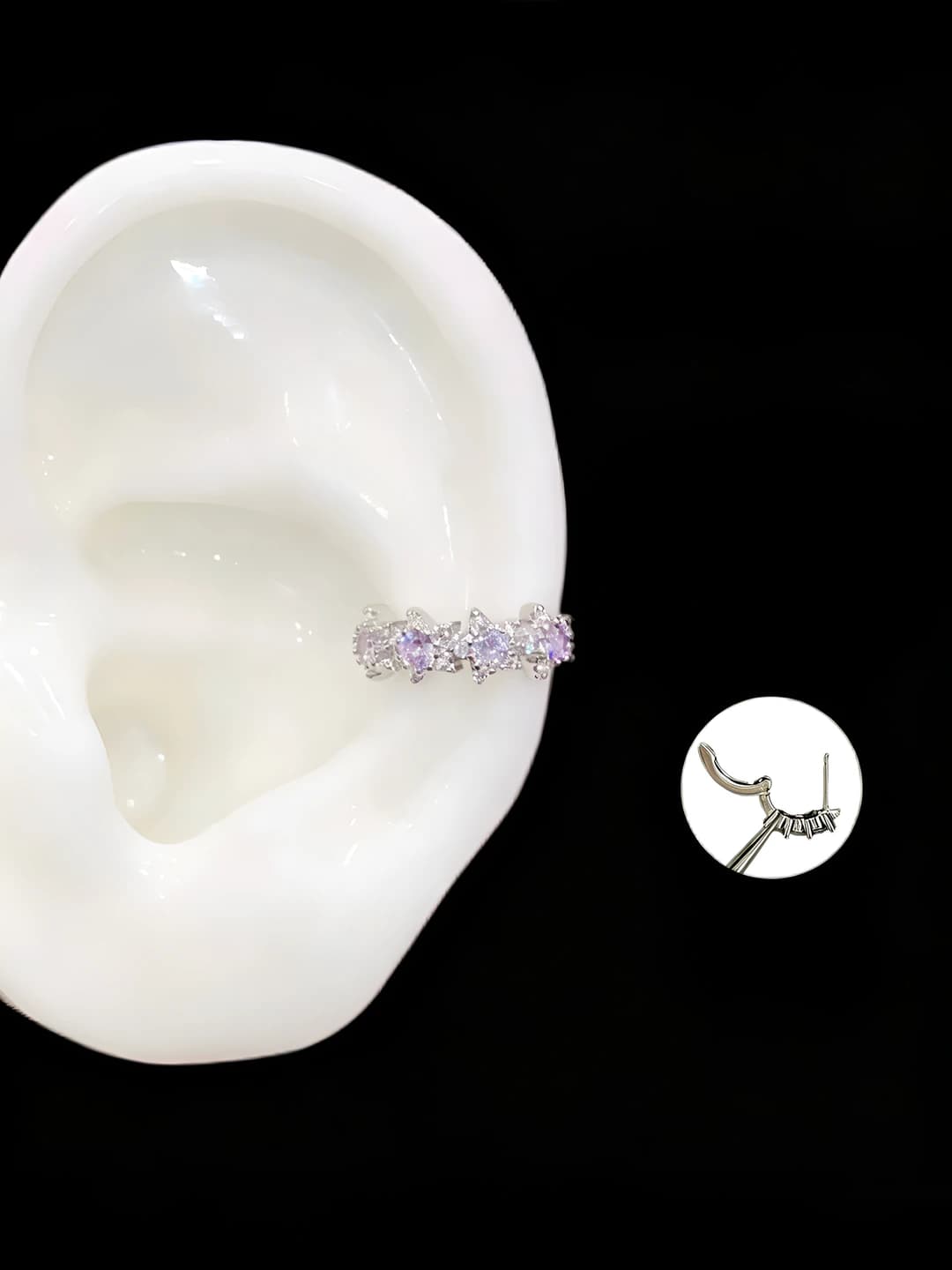 A009403 Oq oltin Och binafsha Ichki diametr 12mm