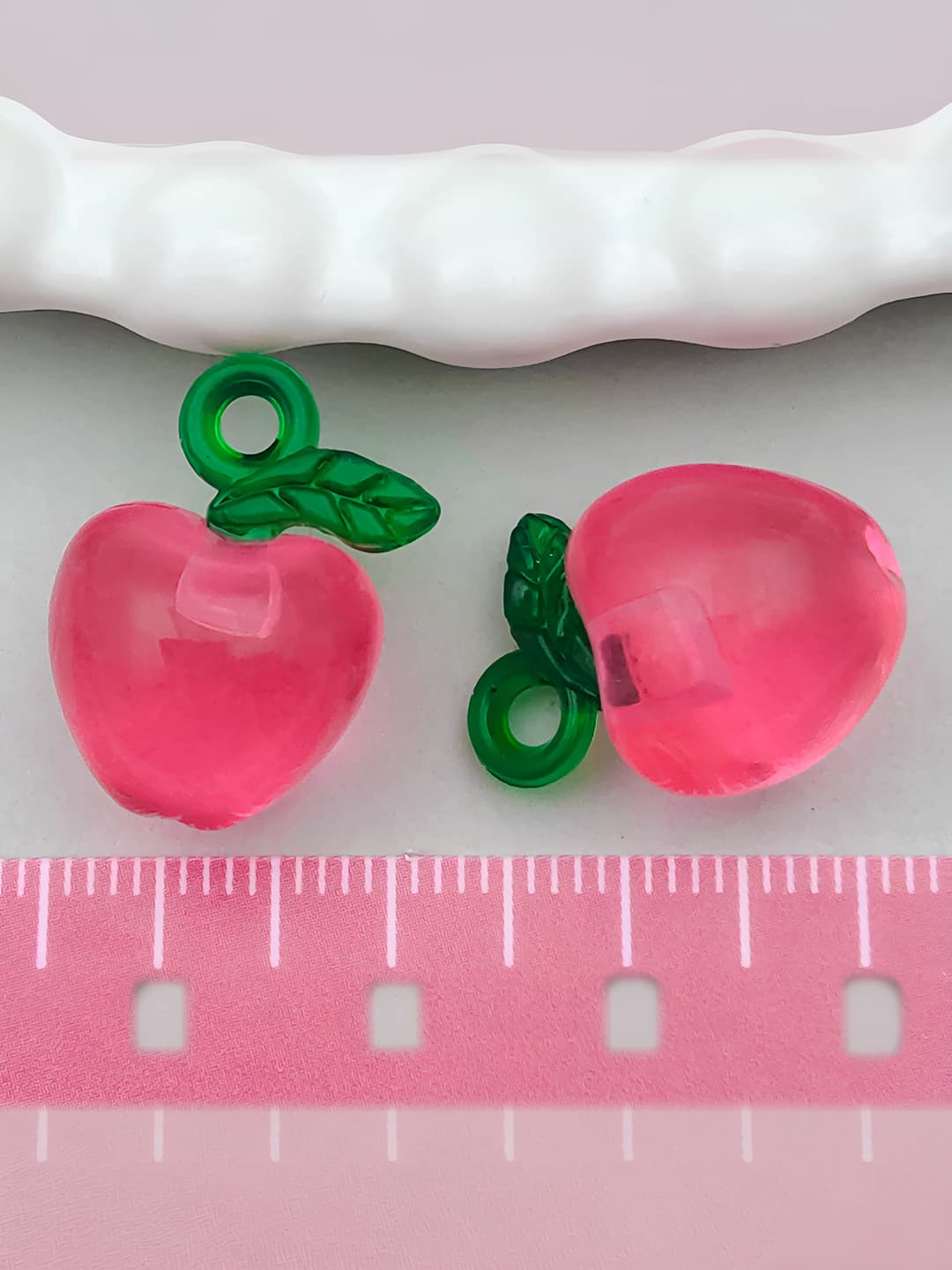 1 ta Malina rang akril olma 20x14mm-1.76g-22168