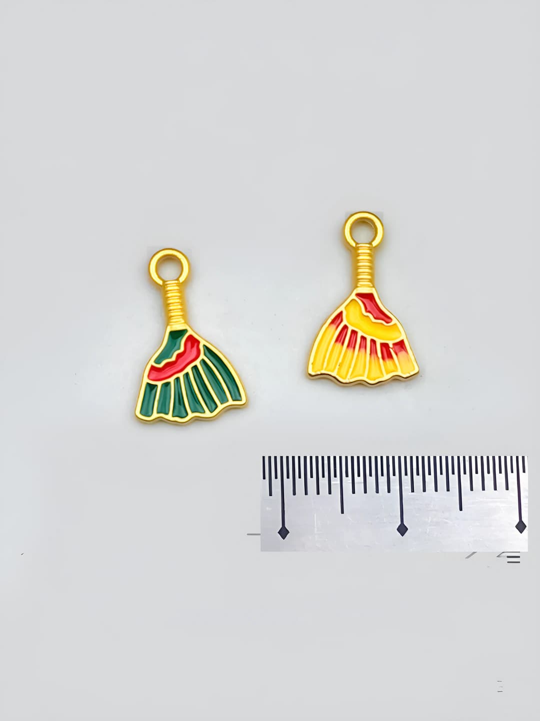 1 шт жёлтый метла 15x10mm-0.5g
