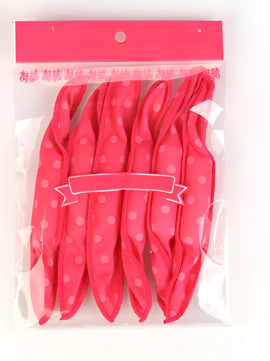 Polka dot sponge band, 6 pcs