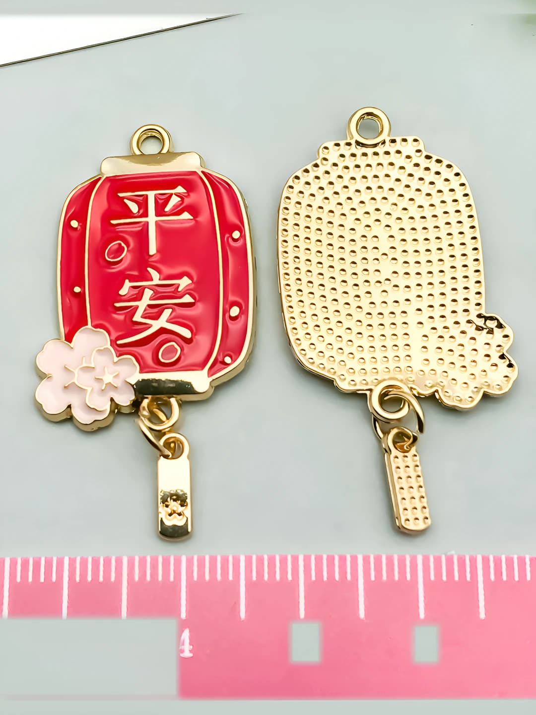 1 шт Новый год цветы безопасность фонарь 40x20mm-2.5g-21338
