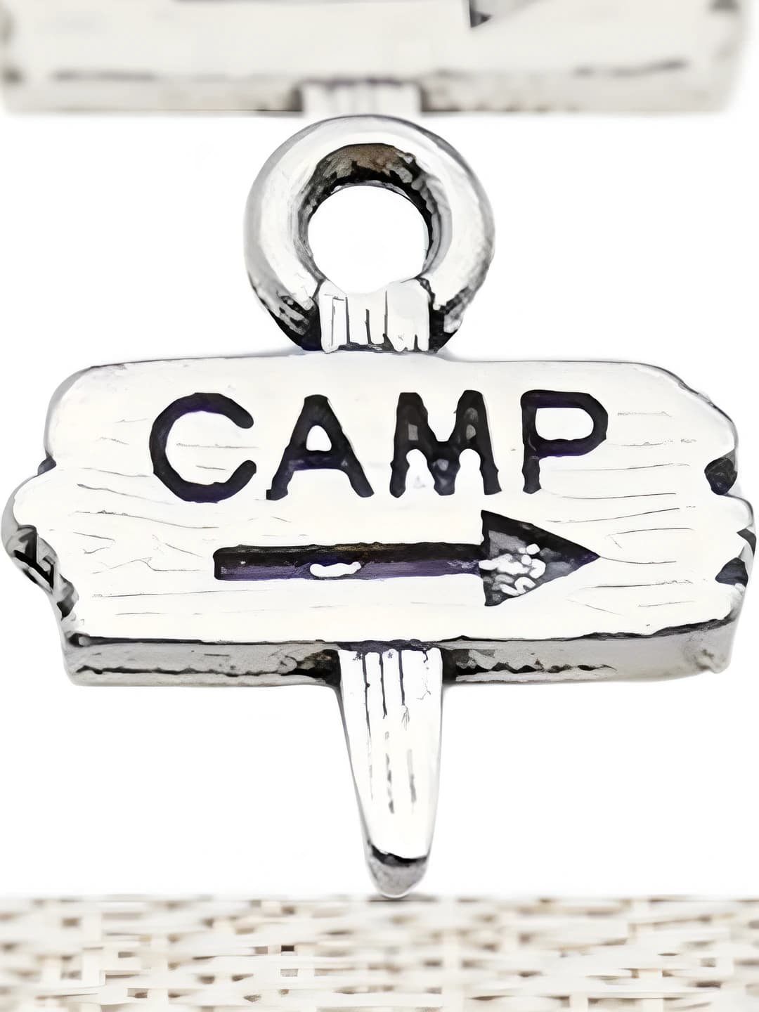 1 dona harf camp lager belgisi 12x13mm-0.8g