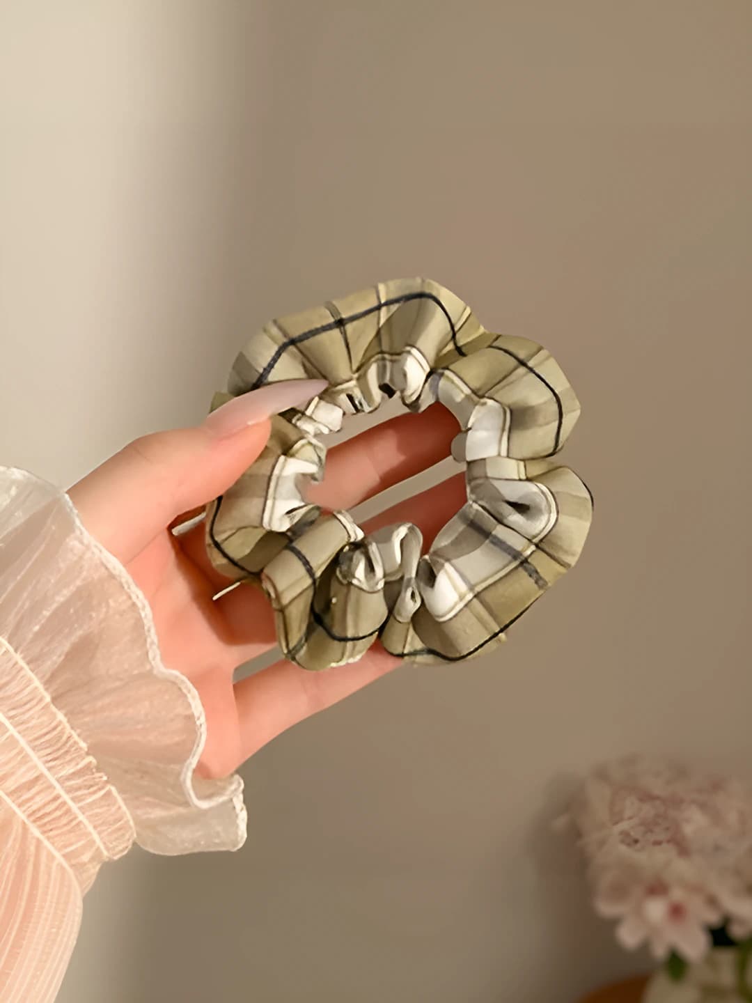 23# Light green plaid