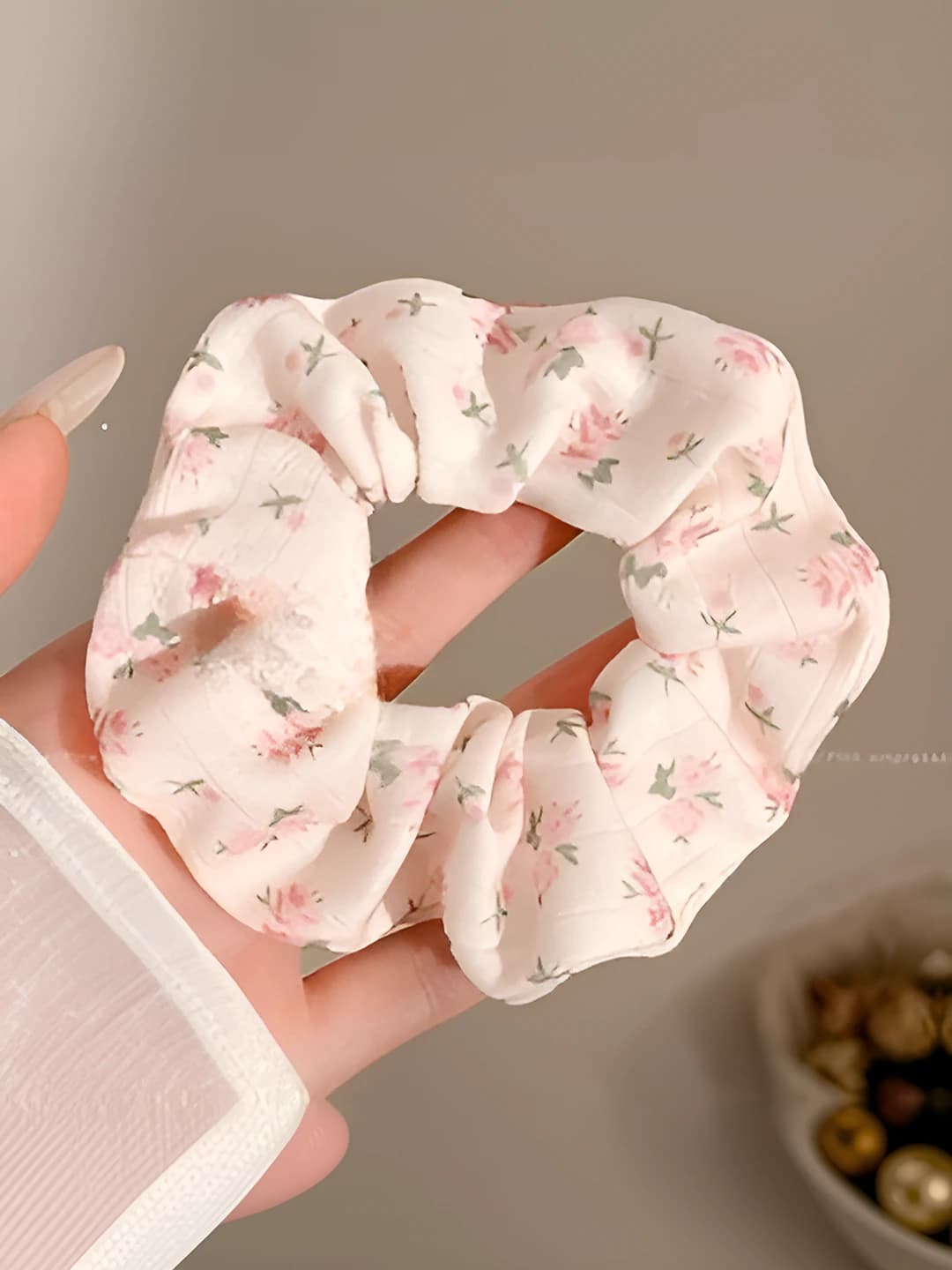 Pink, floral, 11 cm