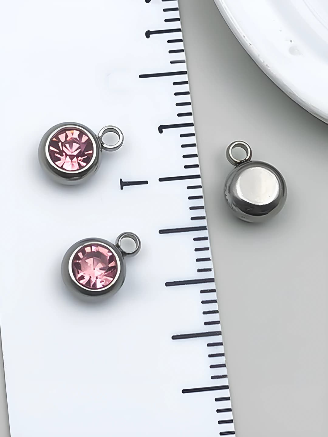 1 dona Po'lat rang 6x8.5x4mm gorizontal 1.5mm Och pushti 12 oy toshi-0.5g-T2953