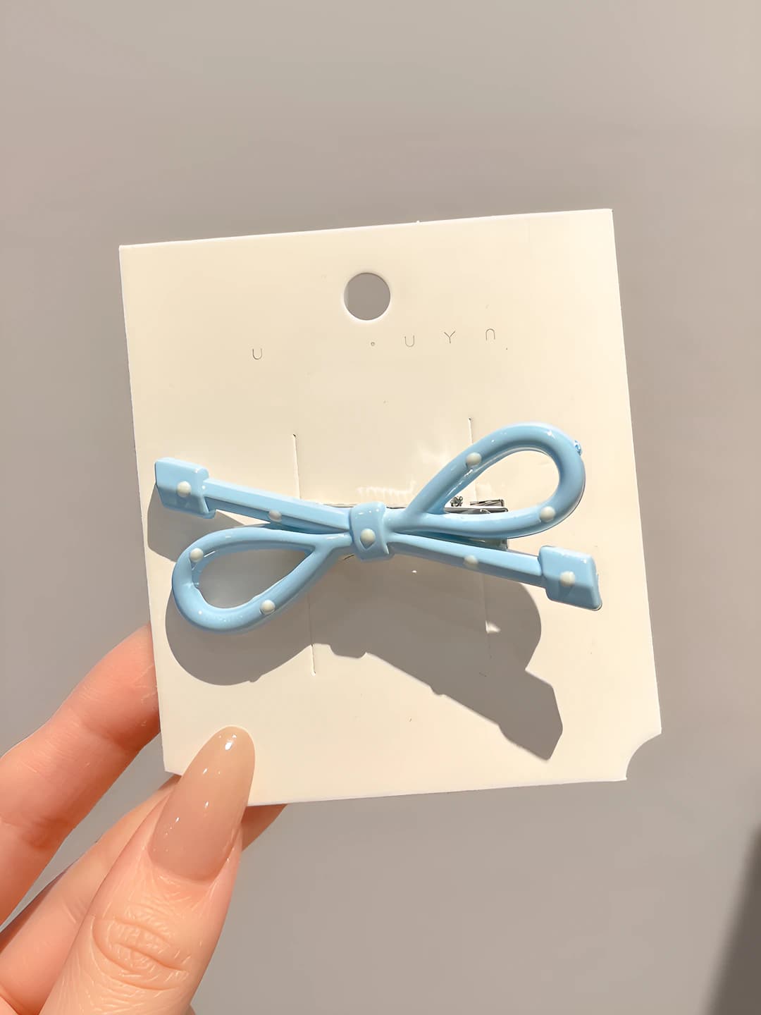 4# Blue bow, ~6 cm