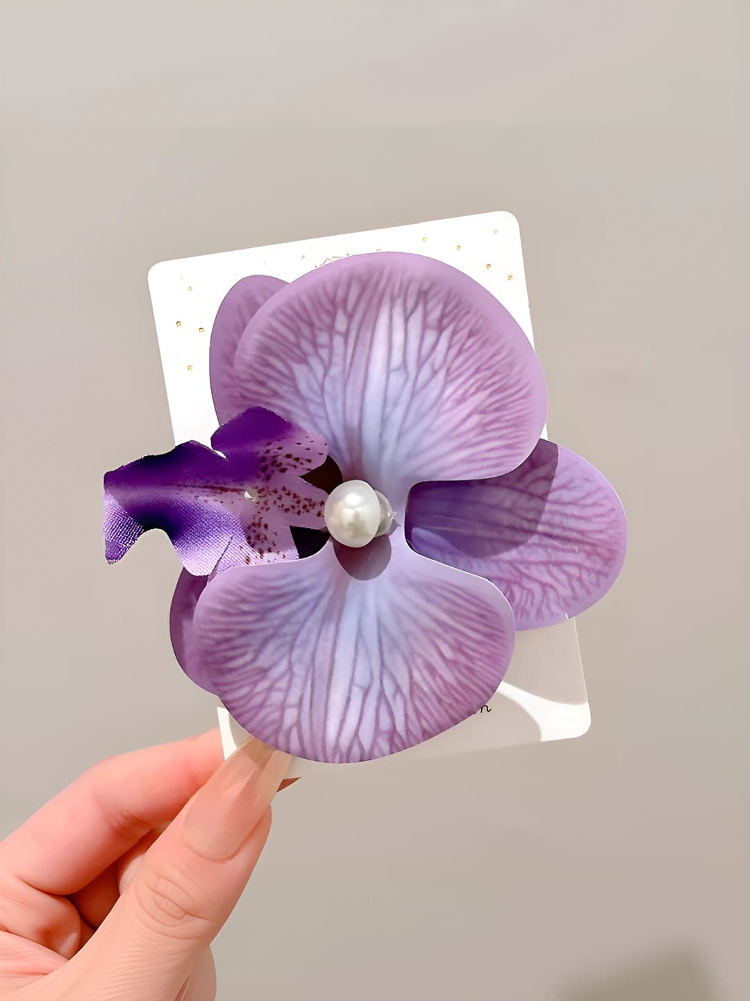 3# Purple phalaenopsis clip 9 cm