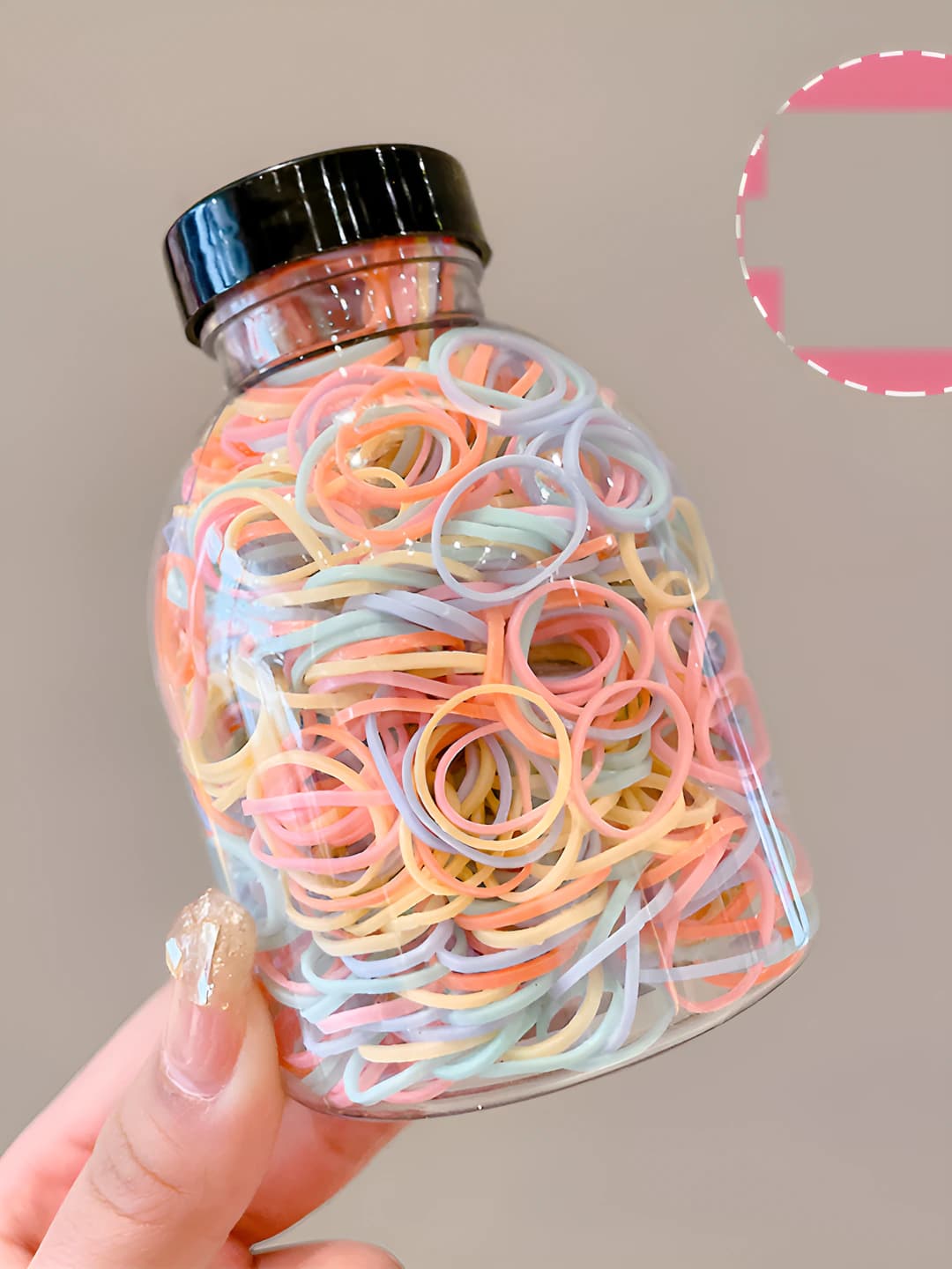 【50】Orange small thick 1000 pcs