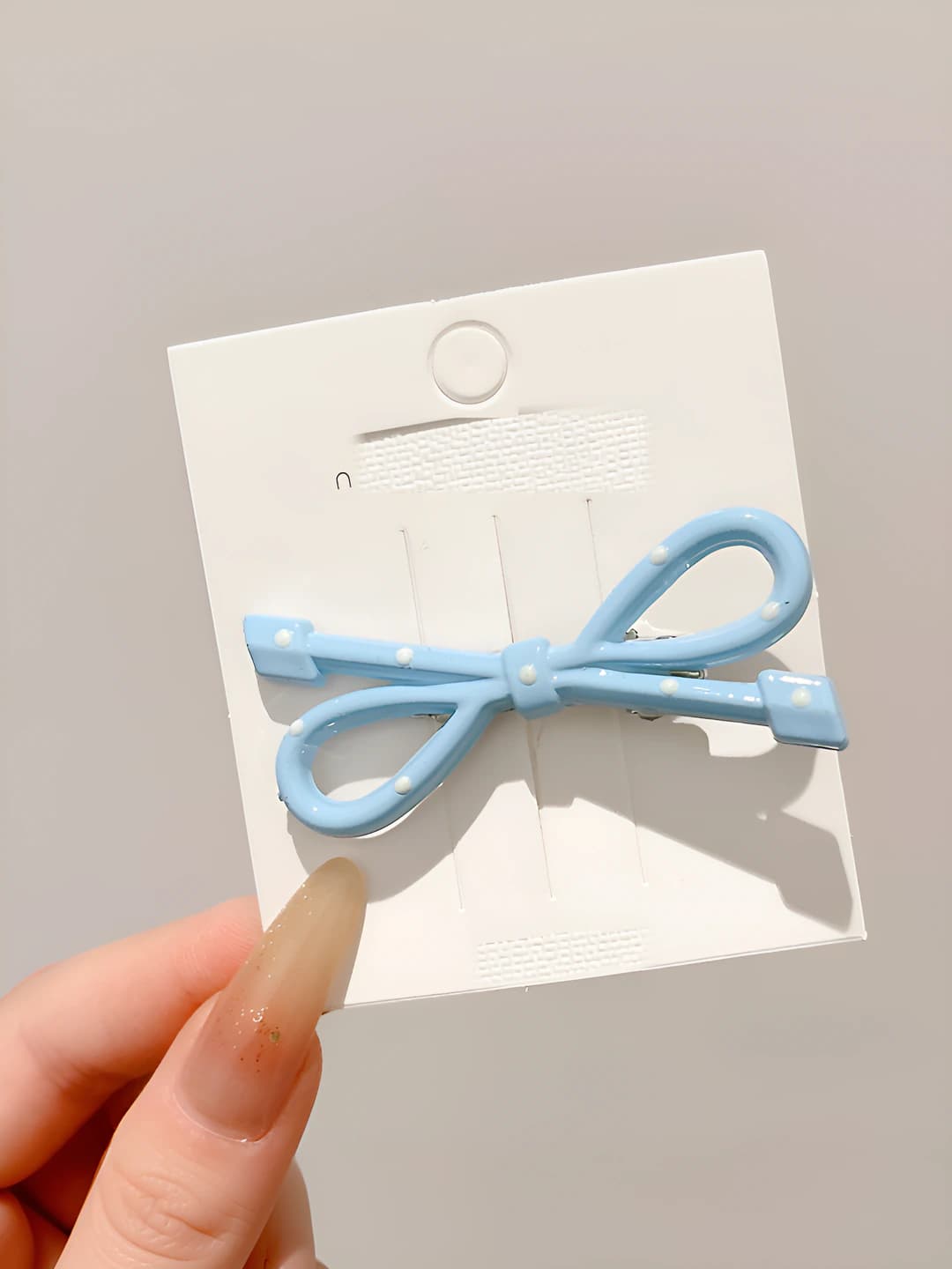 4# Blue bow, ~6 cm