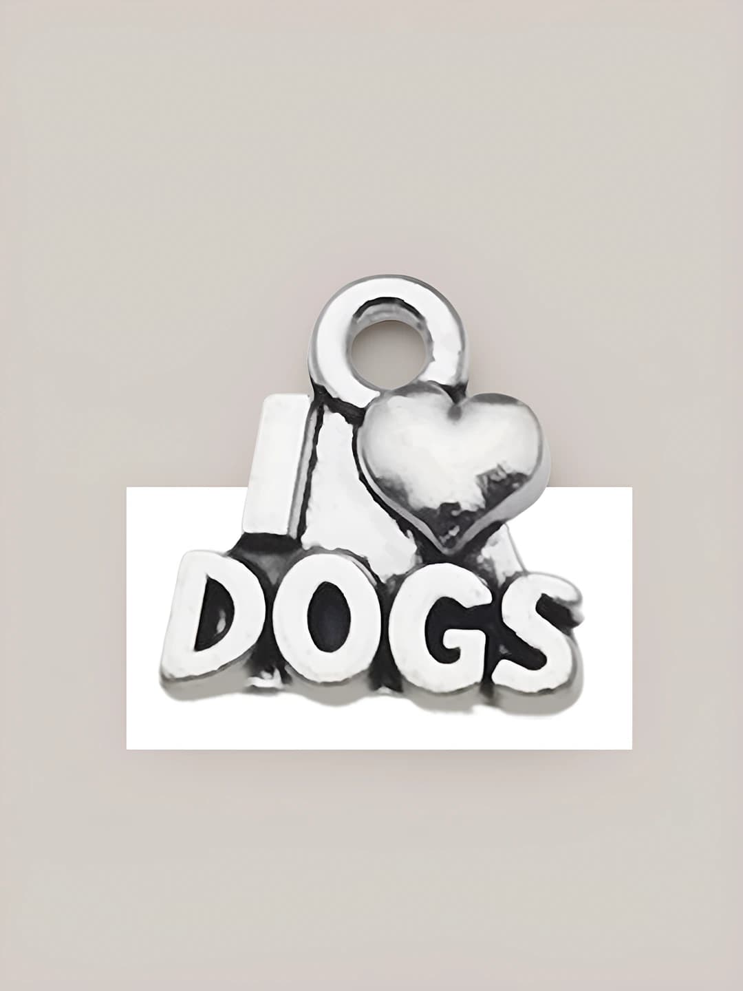 1 pc ILOVEDOGS heart dog 12x13mm-1.3g