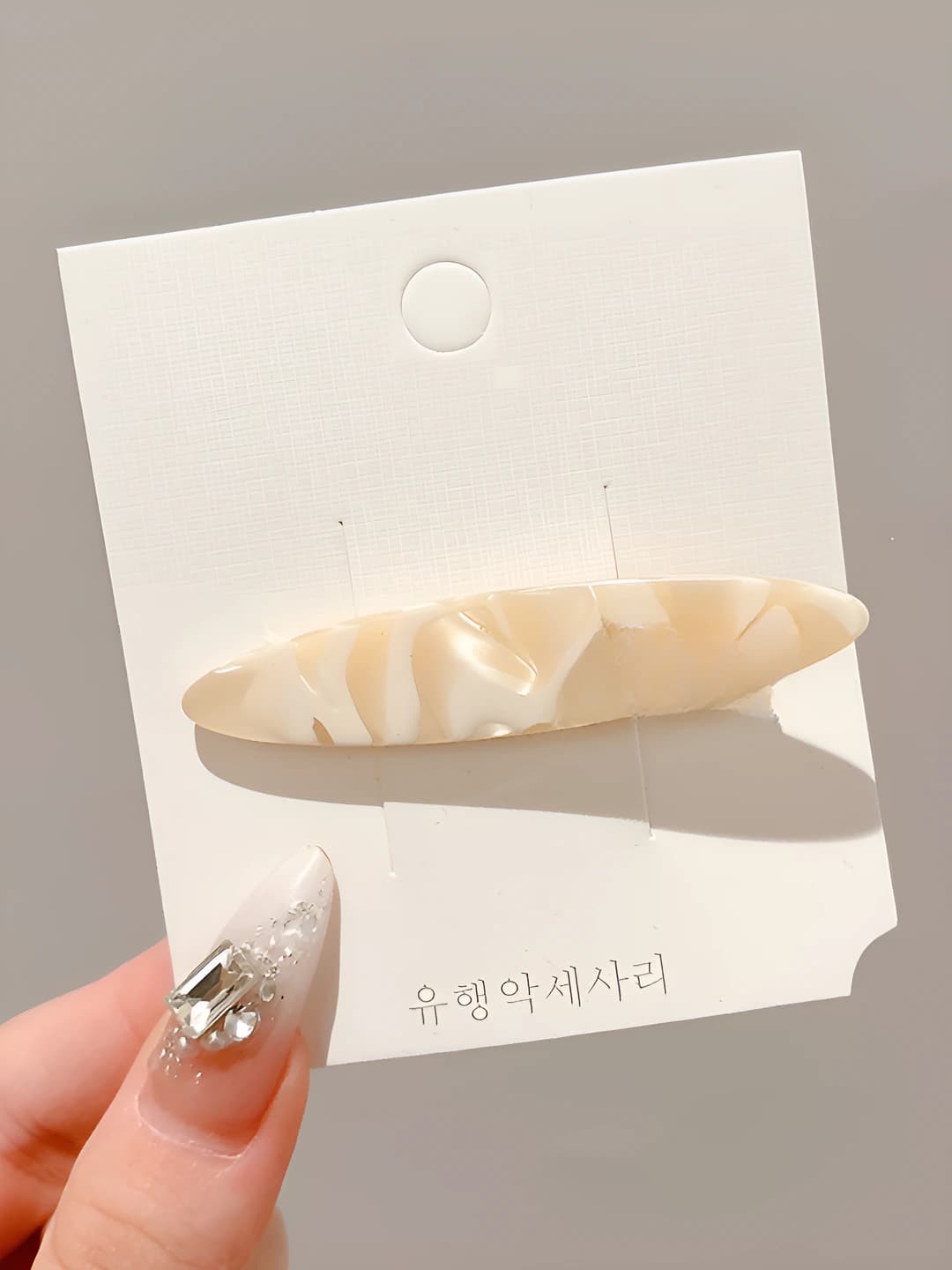 5# Cream apricot 6.7 cm